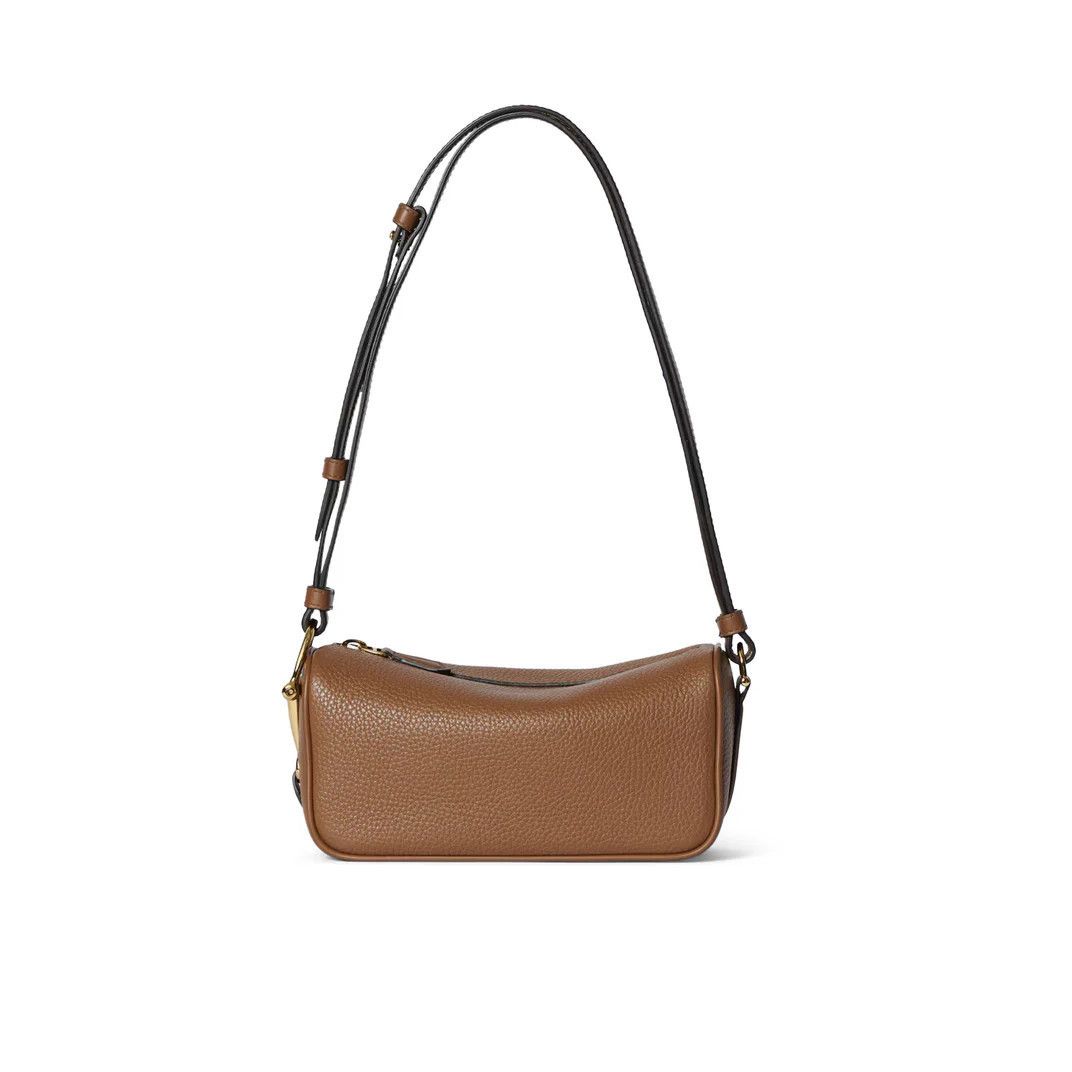 GUCCI Half Horsebit Mini $1980 Brown Leather Shoulder Bag Ne