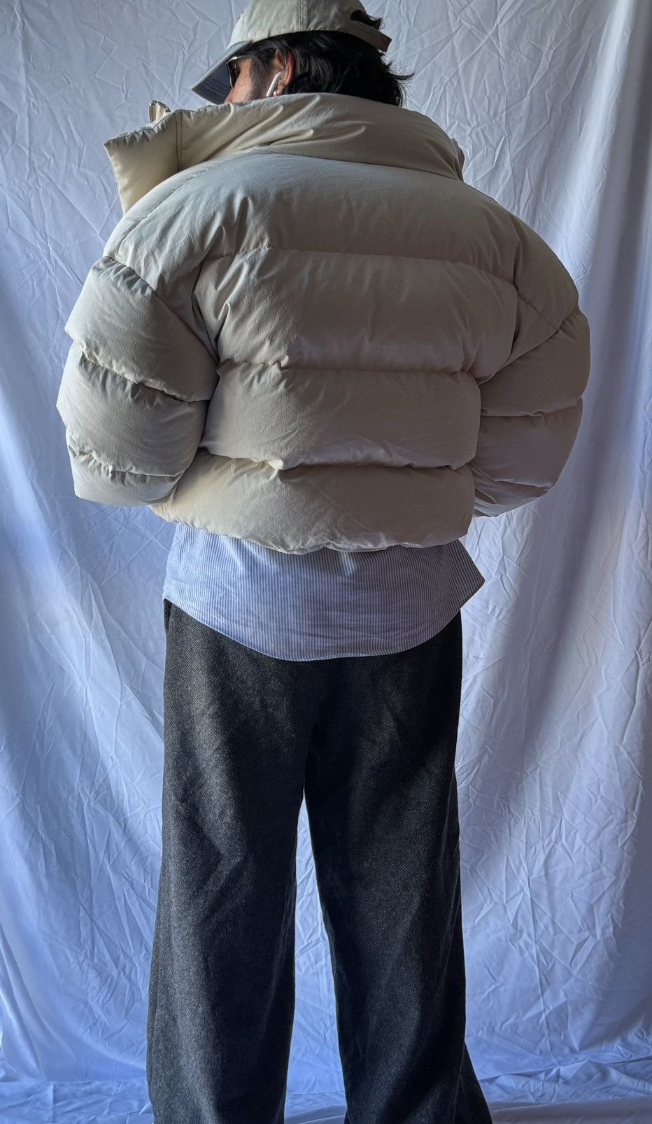 Entire Studios Entire Studios Down MML Cream Puffer Jacket Size US M / EU 48-50 / 2 - 6 Thumbnail