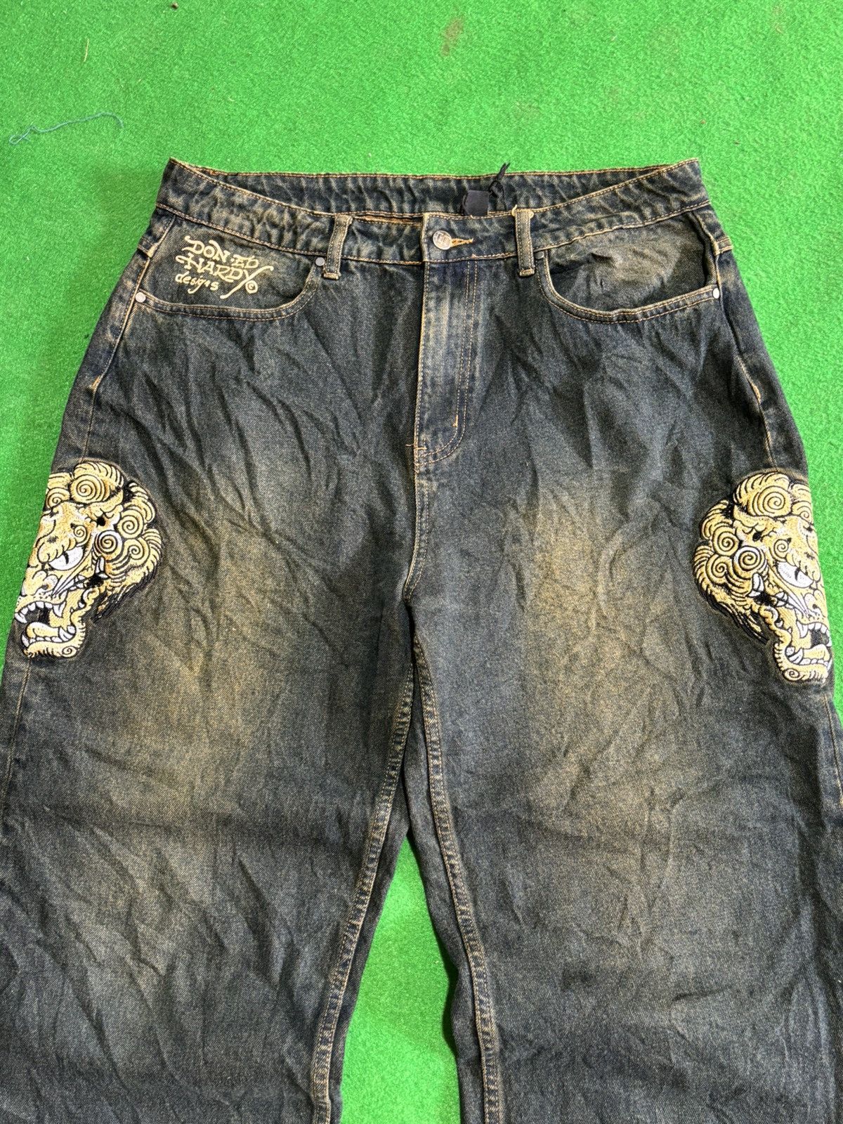 Ed Hardy Ed Hardy Vintage Embroideredy Pant Size US 36 / EU 52 - 3 Thumbnail