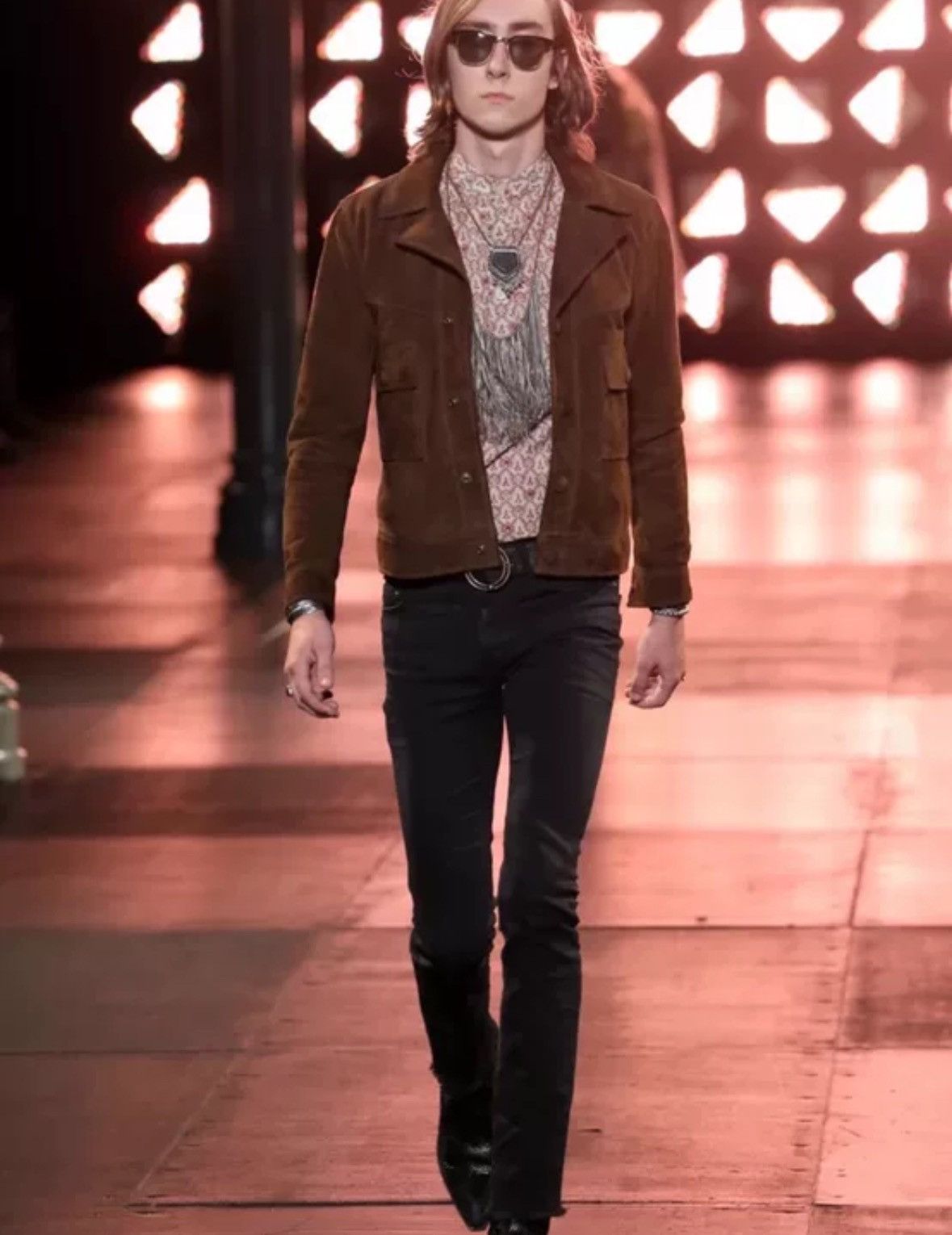 Saint Laurent Paris × Yves Saint Laurent Saint Laurent 15ss runway cowhide ring belt 2412-Nextarrow Size ONE SIZE - 5 Thumbnail