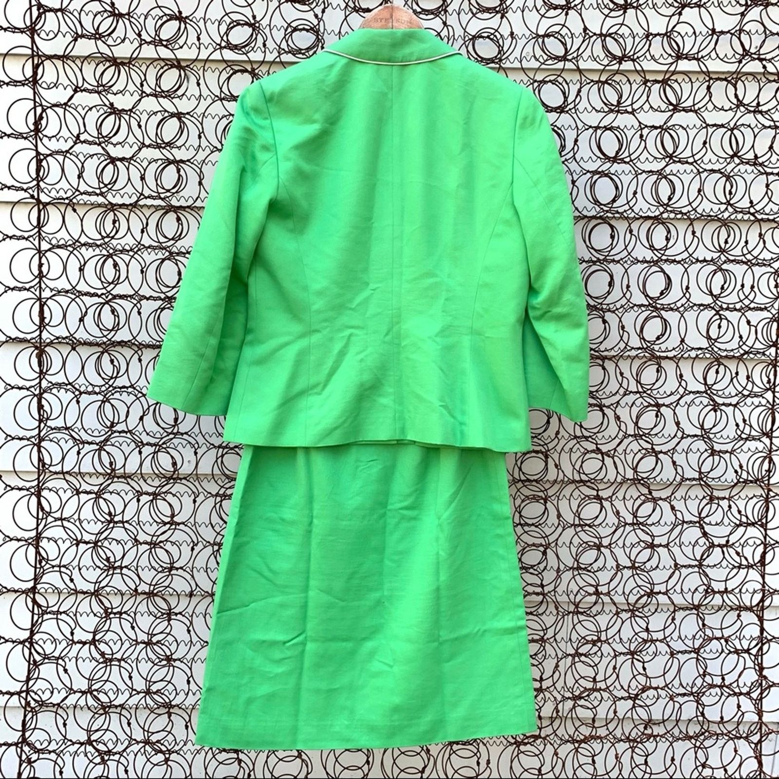 Pendleton Pendleton skirt blazer set green silk blend size 6 Size 28" / US 6 / IT 42 - 11 Thumbnail