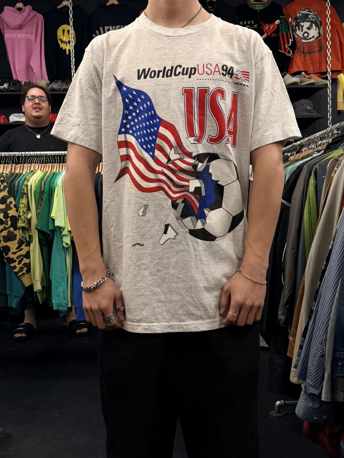 Vintage Vintage usa world cup tee Size US L / EU 52-54 / 3 - 1 Thumbnail