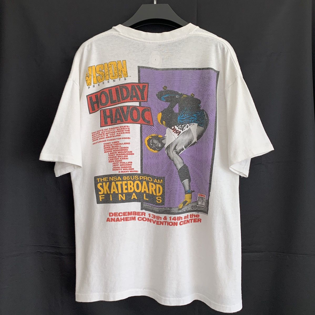 Powell Peralta Vintage 80s Vision Street Wear "Public Holiday" Size US L / EU 52-54 / 3 - 1 Thumbnail