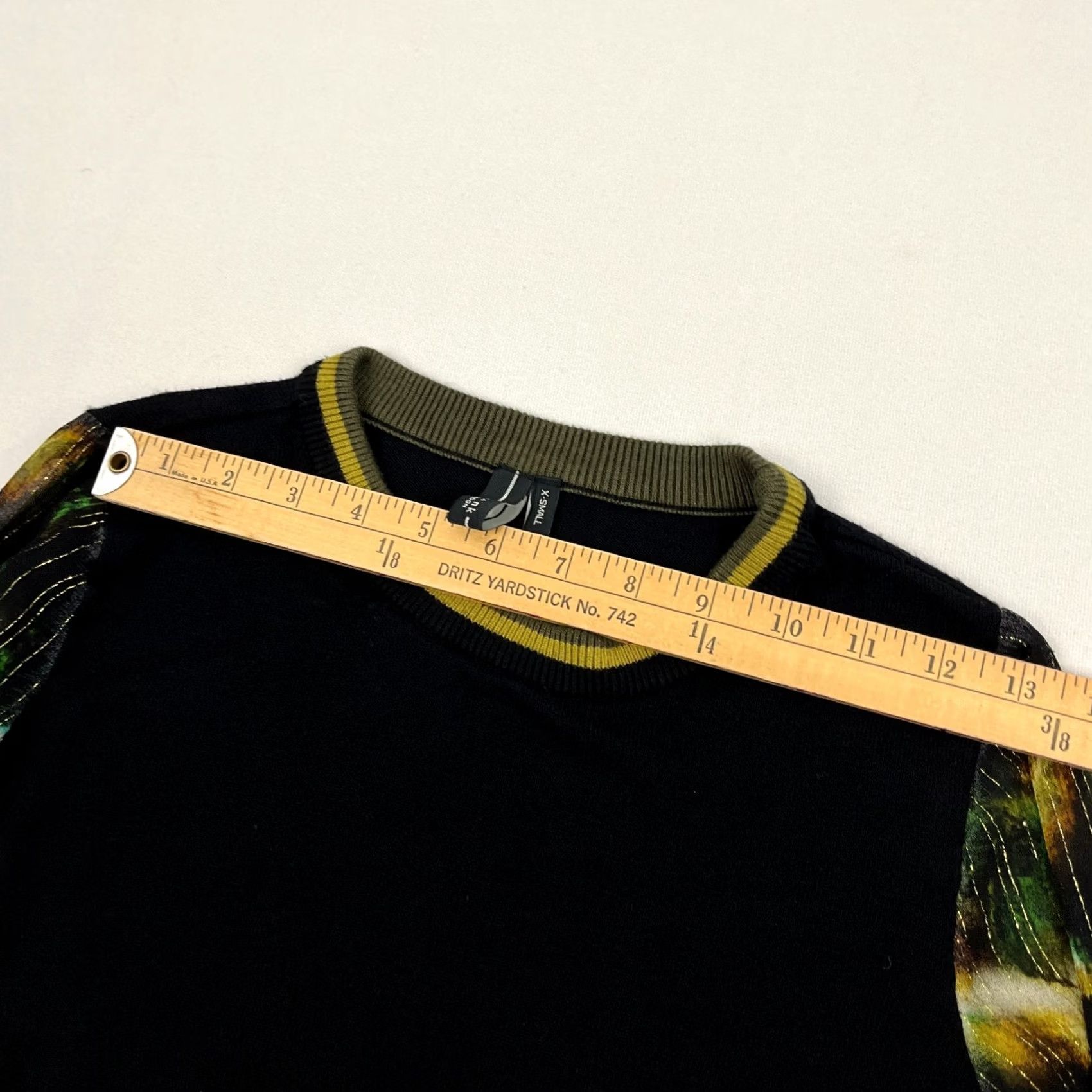 Anthropologie VINTAGE Anthropologie Bl^nk London Nela Pullover Sweater Womens XS Sheer Balloon Sleeve Size XS / US 0-2 / IT 36-38 - 7 Thumbnail