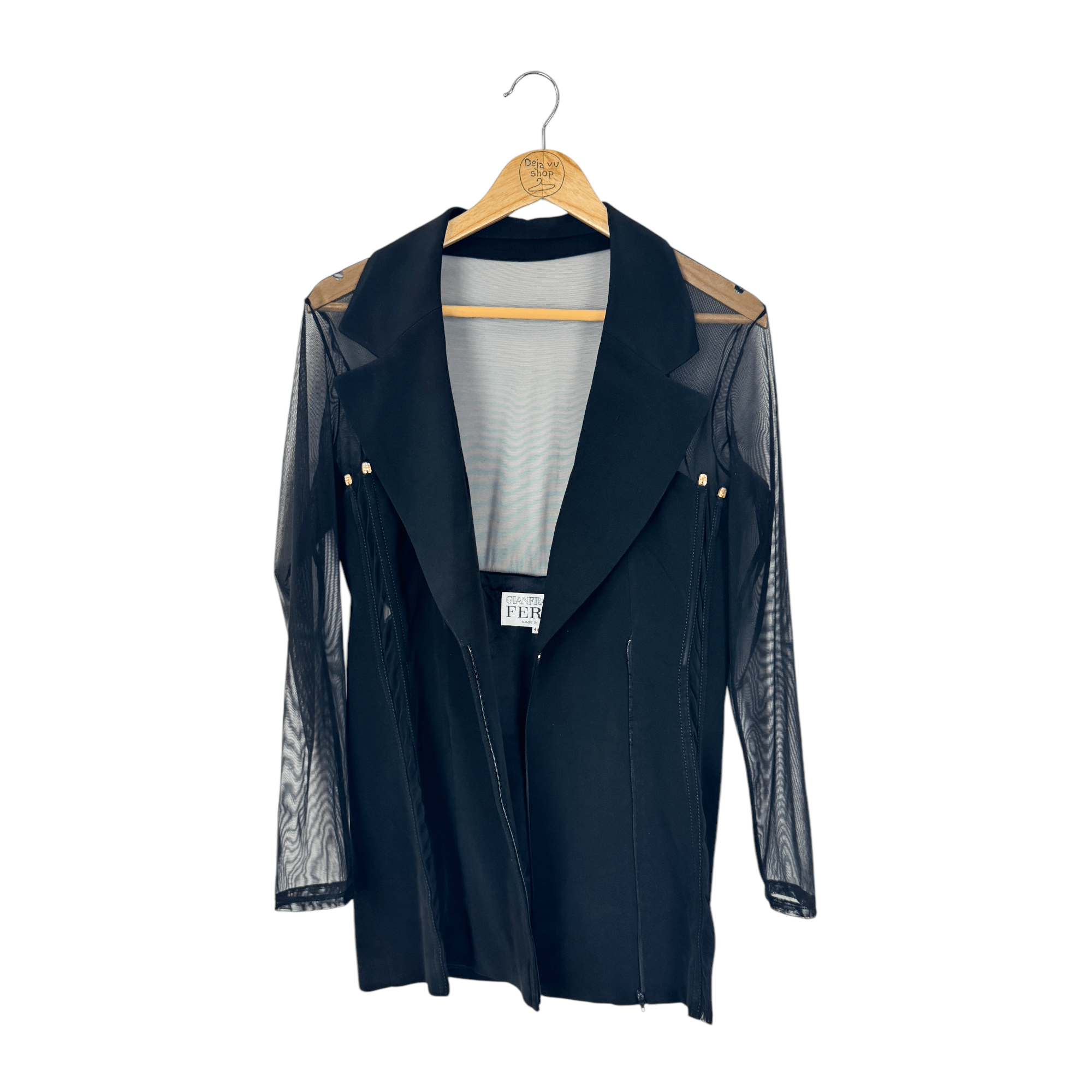 Gianfranco Ferre 90s Gianfranco Ferré Silk Blazer Size M / US 6-8 / IT 42-44 - 3 Thumbnail