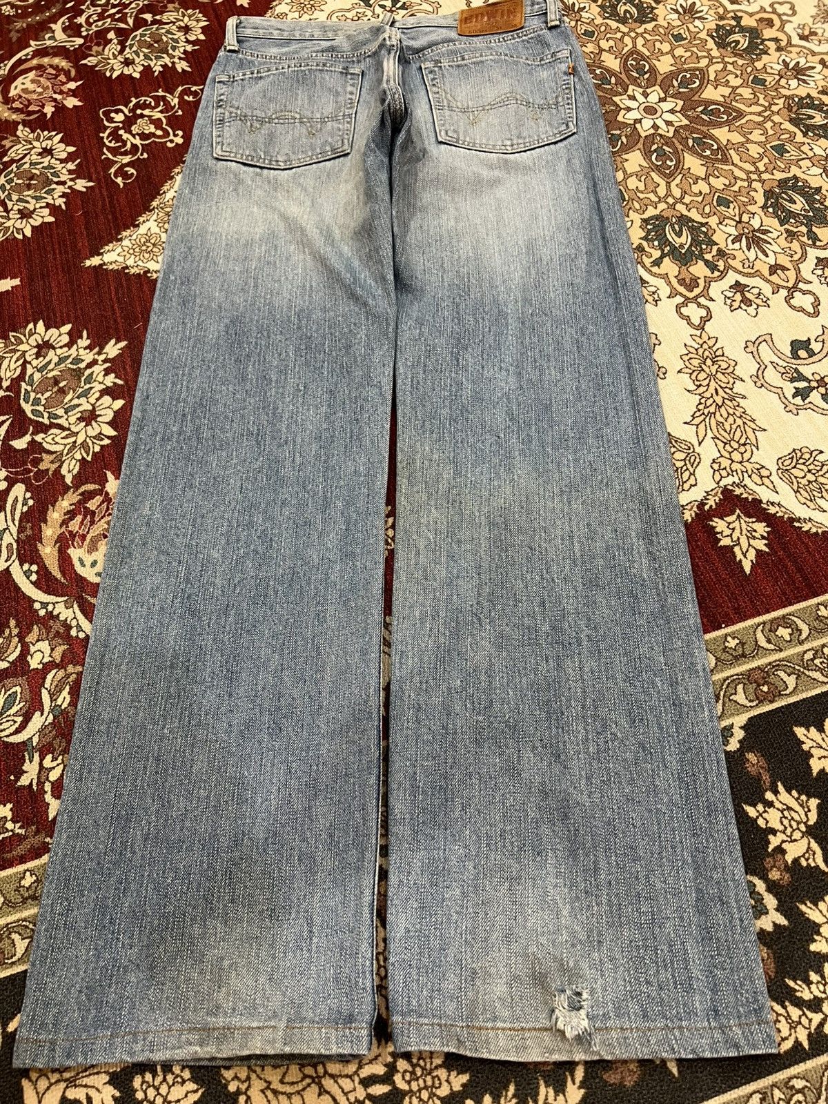 Edwin Vintage Edwin 505zx Selvedge Faded Jean Size US 31 - 2 Thumbnail
