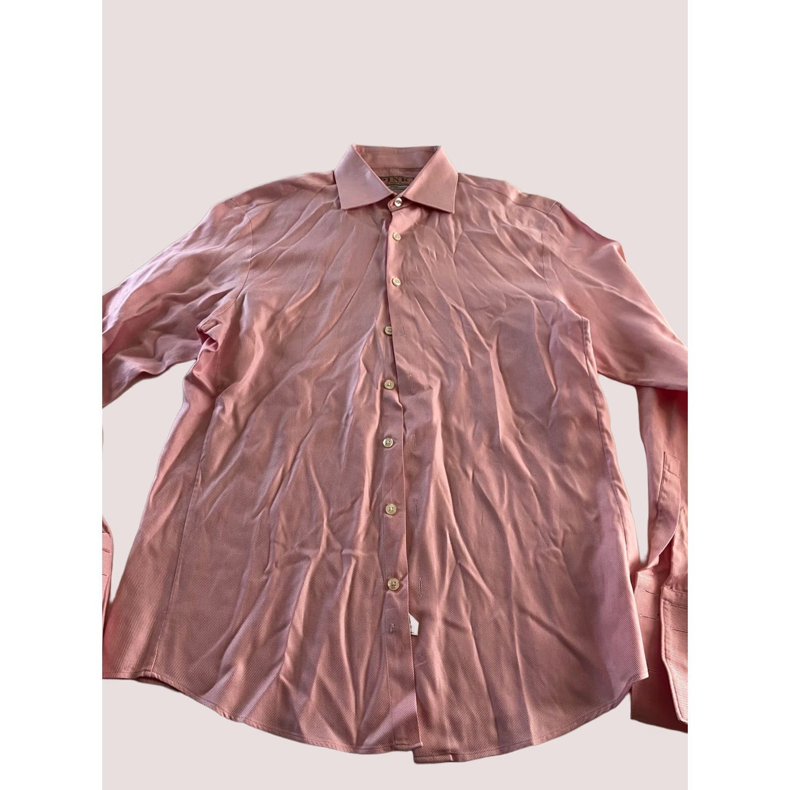 Pinko Thomas Pink Slim fit LONG SLEEVE SHIRT Small S Mens Size US S / EU 44-46 / 1 - 1 Thumbnail