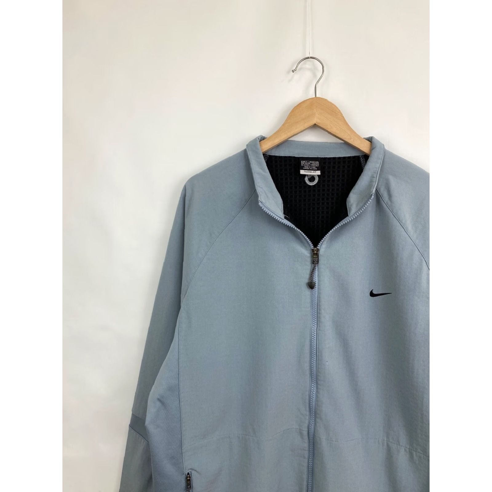 Nike VINTAGE Nike Golf Jacket Swoosh Small Logo Y2K Rare 90s Blue Men L REGULAR Windbreaker - Mens Size US L / EU 52-54 / 3 - 3 Thumbnail