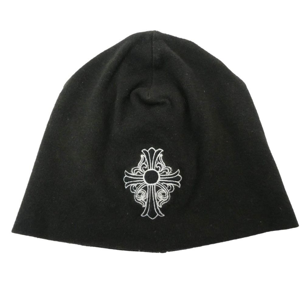 Chrome Hearts Chrome Hearts Old Style Cross Embroidered Beanie Size ONE SIZE - 1 Thumbnail