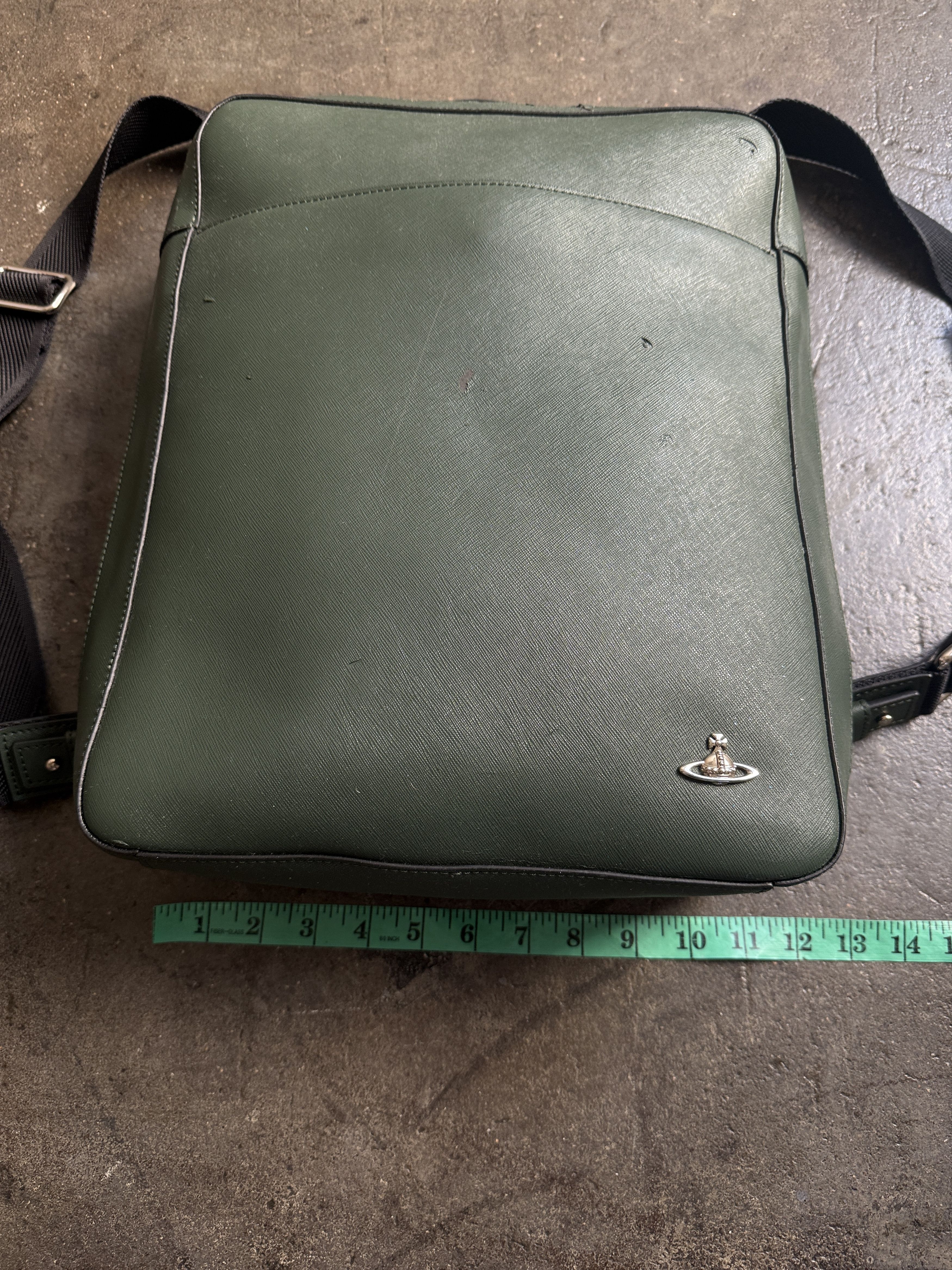 Vivienne Westwood New $900+ Leather Adjustable Backpack w/ Slight Peeling Size ONE SIZE - 12 Thumbnail