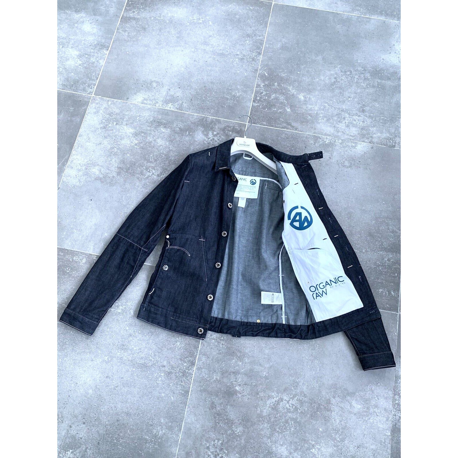 G-Star Mens G-STAR ORGANIC Raw Alcatraz Denim Jacket Coat SZ M EU48 Size US M / EU 48-50 / 2 - 2 Thumbnail