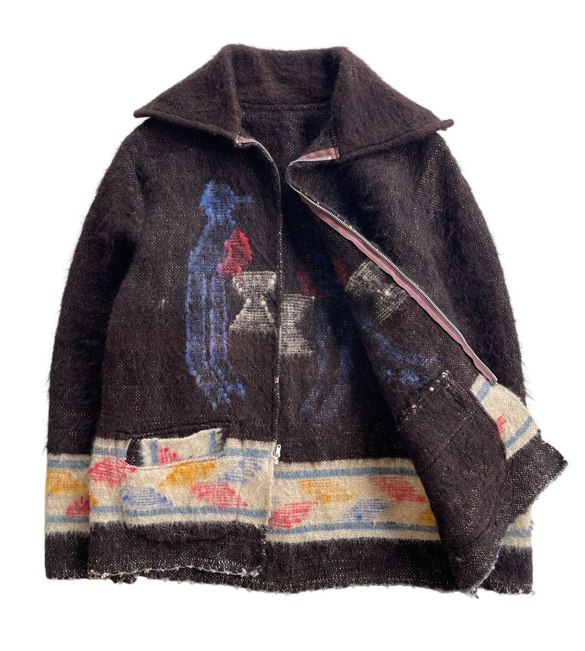 Vintage 1970s Southwestern Jack Mohair Jacket Size US M / EU 48-50 / 2 - 4 Thumbnail