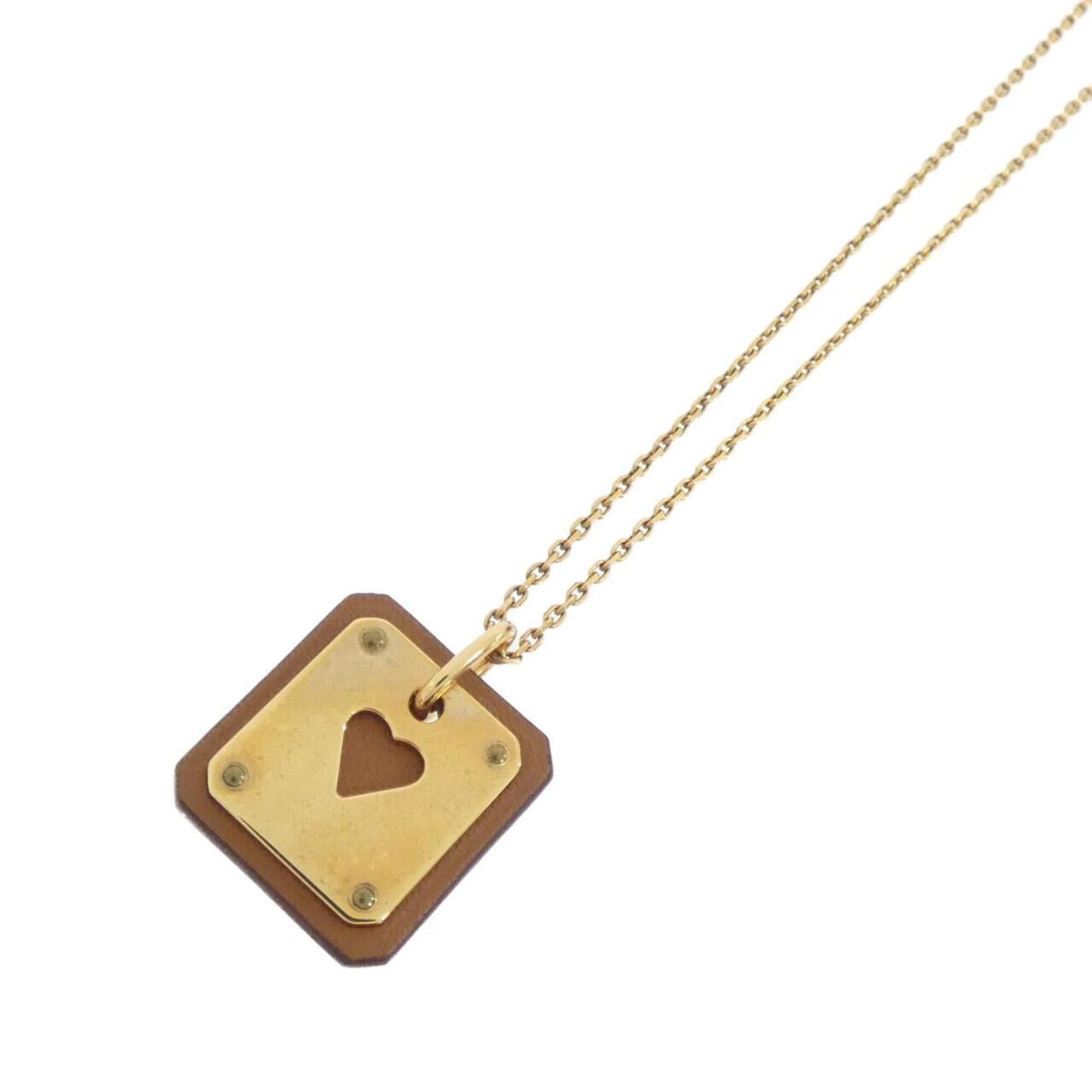 Hermes Hermes Az de Coeur PM 081865CD Necklace Size ONE SIZE - 1 Thumbnail