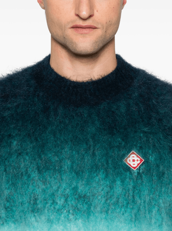 Casablanca BNWT AW24 CASABLANCA GRADIENT MOHAIR SWEATER L Size US L / EU 52-54 / 3 - 13 Thumbnail