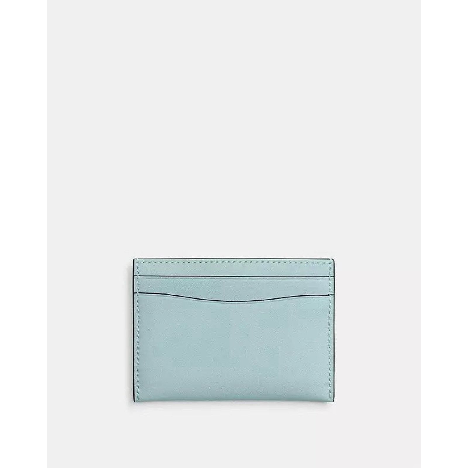 Coach NWT Coach Essential Card Case CM435 Silver/Light Blue Size ONE SIZE - 5 Thumbnail