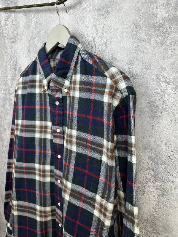 Gitman Bros. Vintage Gitman Bros Vintage Flannel Check Shirt Made in USA LS Size US XL / EU 56 / 4 - 5 Thumbnail