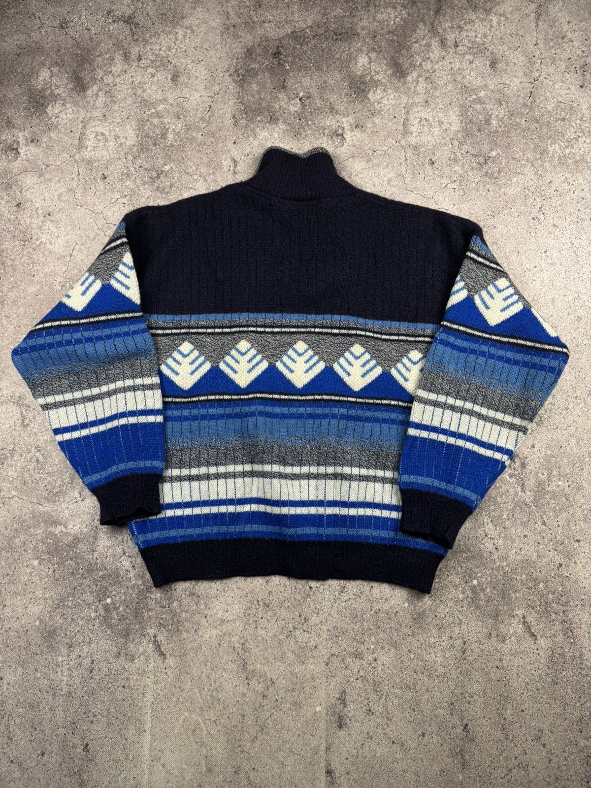 Lacoste ❄️Lacoste Chemise Vintage Made in France 1/4 Zip Knit Sweater Size US L / EU 52-54 / 3 - 10 Thumbnail