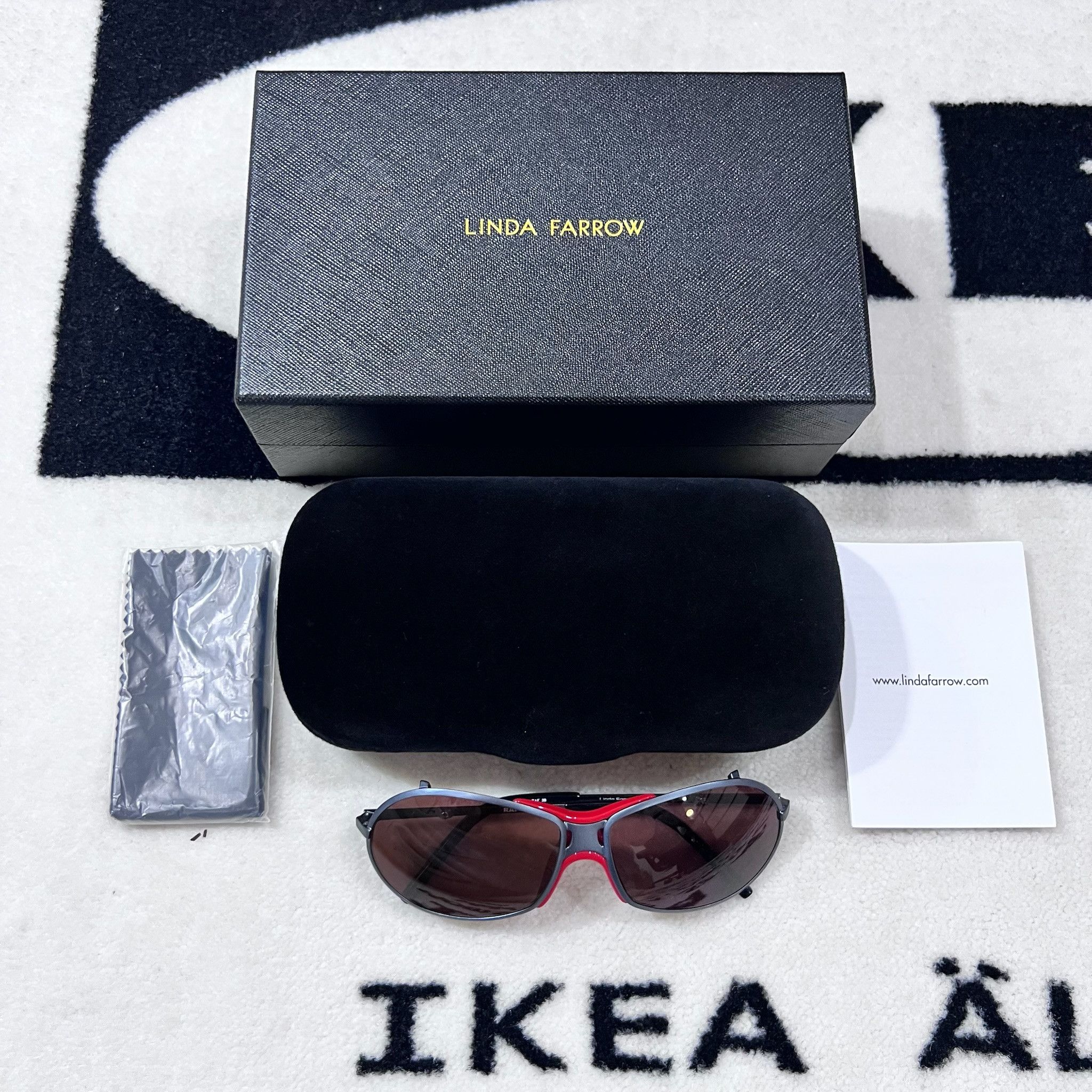 Linda Farrow Linda Farrow X Raf Simons "Ultimate Glacier" Sunglasses Size ONE SIZE - 1 Thumbnail