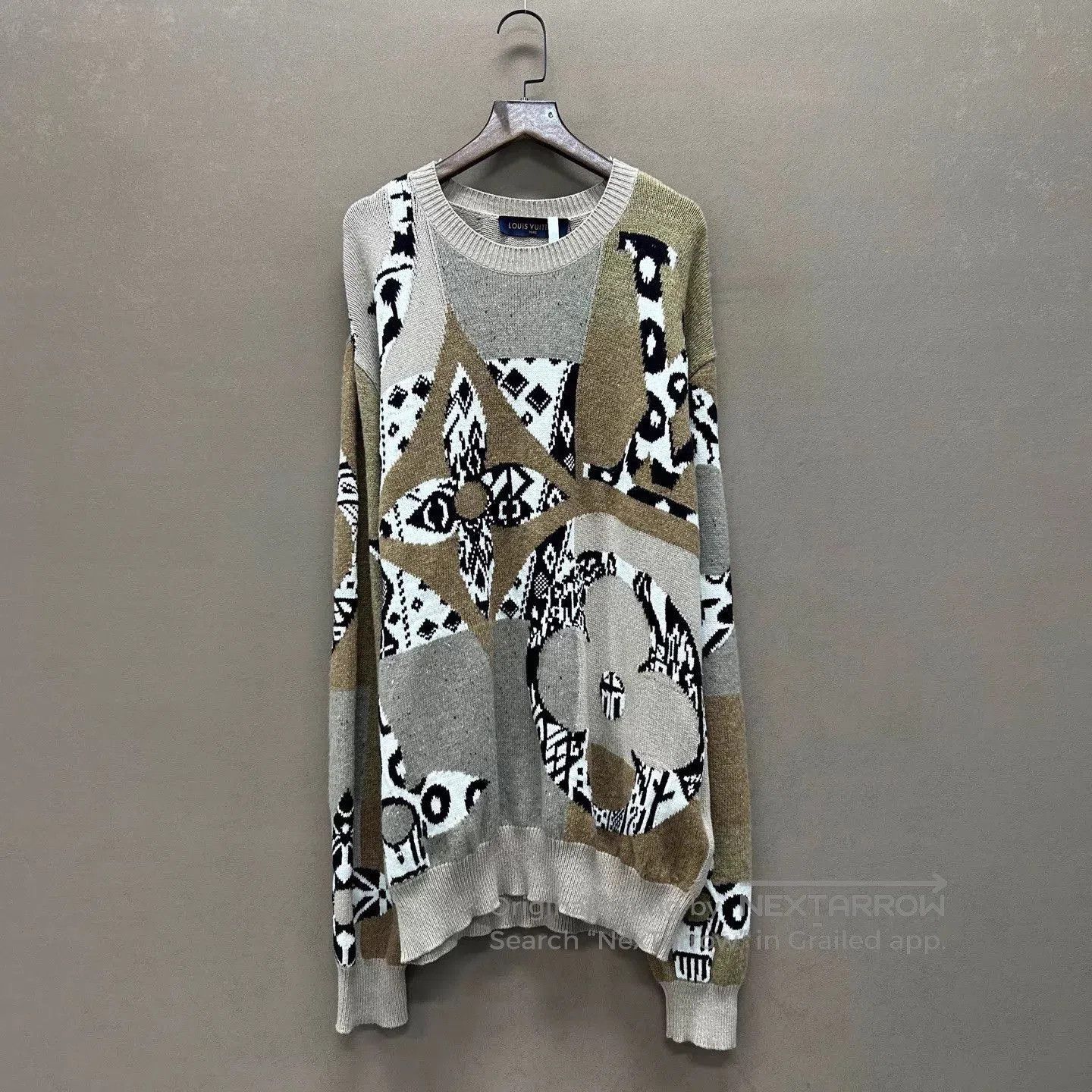 Louis Vuitton Multi Color Patterned Long Sleeve Sweater Size L. Size US L / EU 52-54 / 3 - 1 Thumbnail
