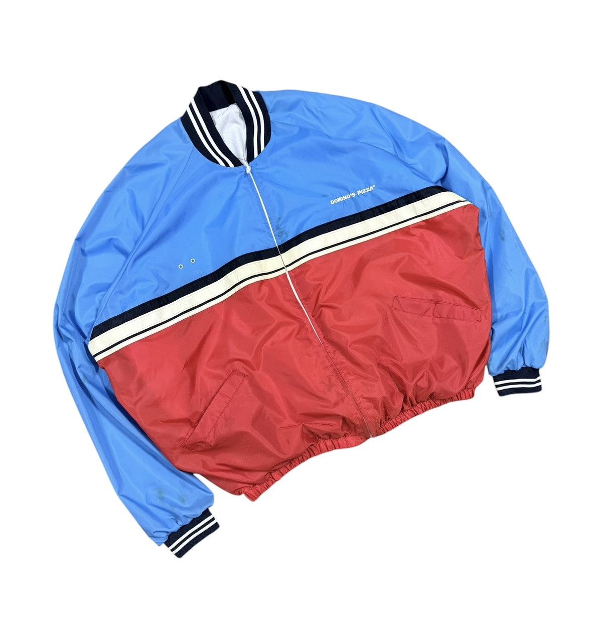 Vintage Vtg🔥80’s Domino Pizza Delivery Bomber Jacket Size US XL / EU 56 / 4 - 6 Thumbnail