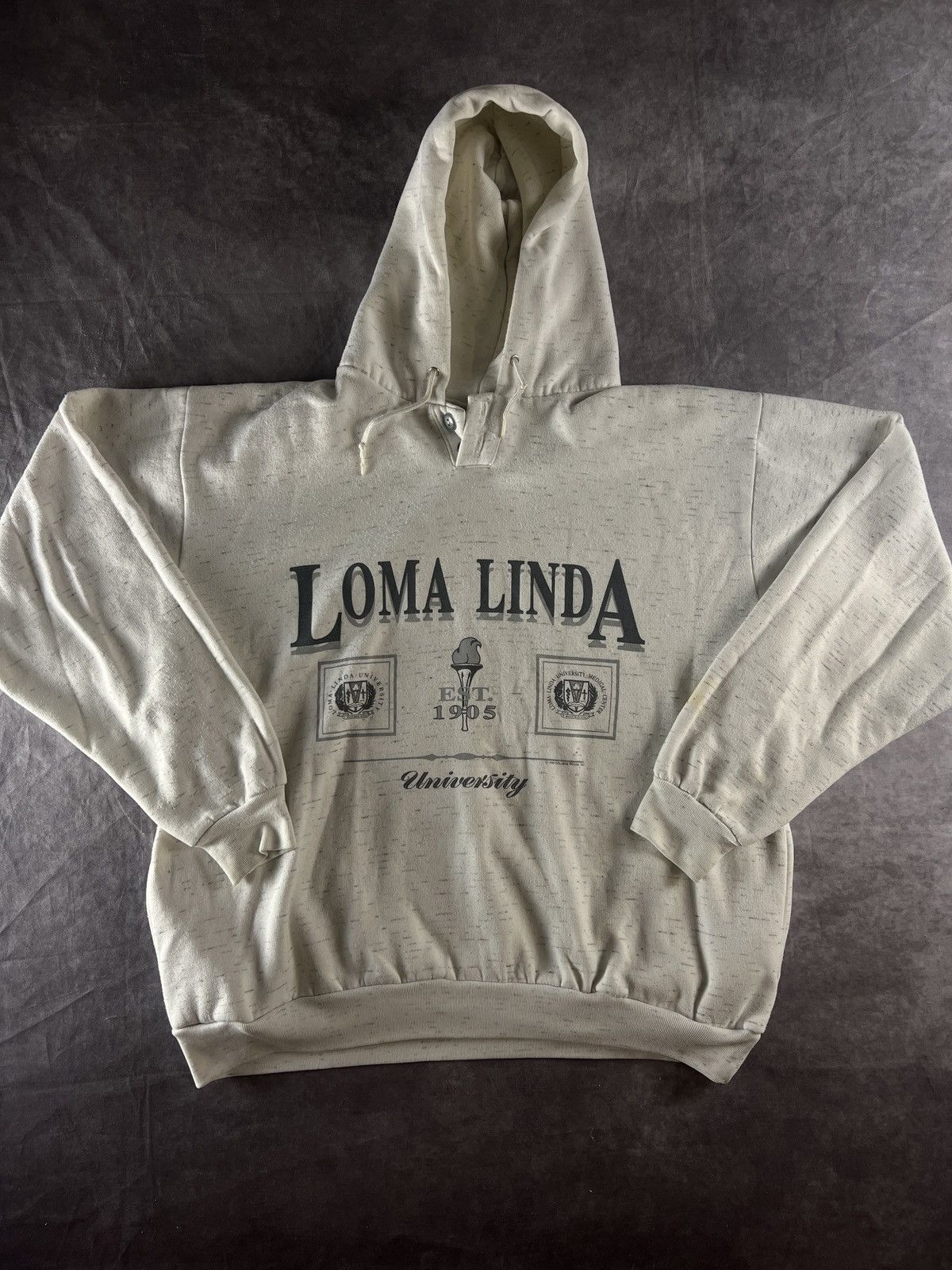 Vintage Vintage Loma Linda Hoodie 1993 XL Size Size US XL / EU 56 / 4 - 1 Thumbnail
