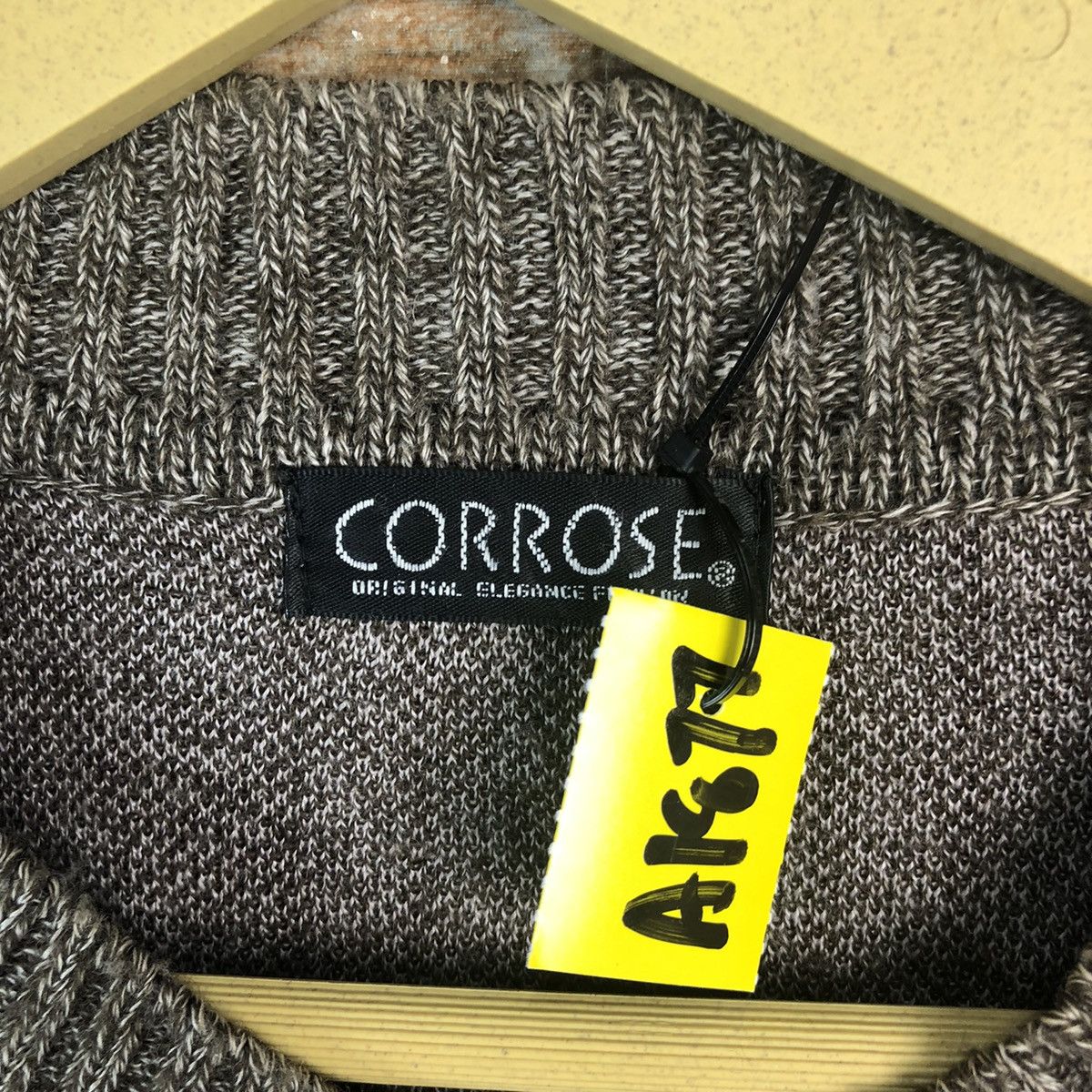 Homespun Knitwear × Japanese Brand Collosse Brown Patterned Cardigans Knitwear #A1877 Size M / US 6-8 / IT 42-44 - 9 Thumbnail