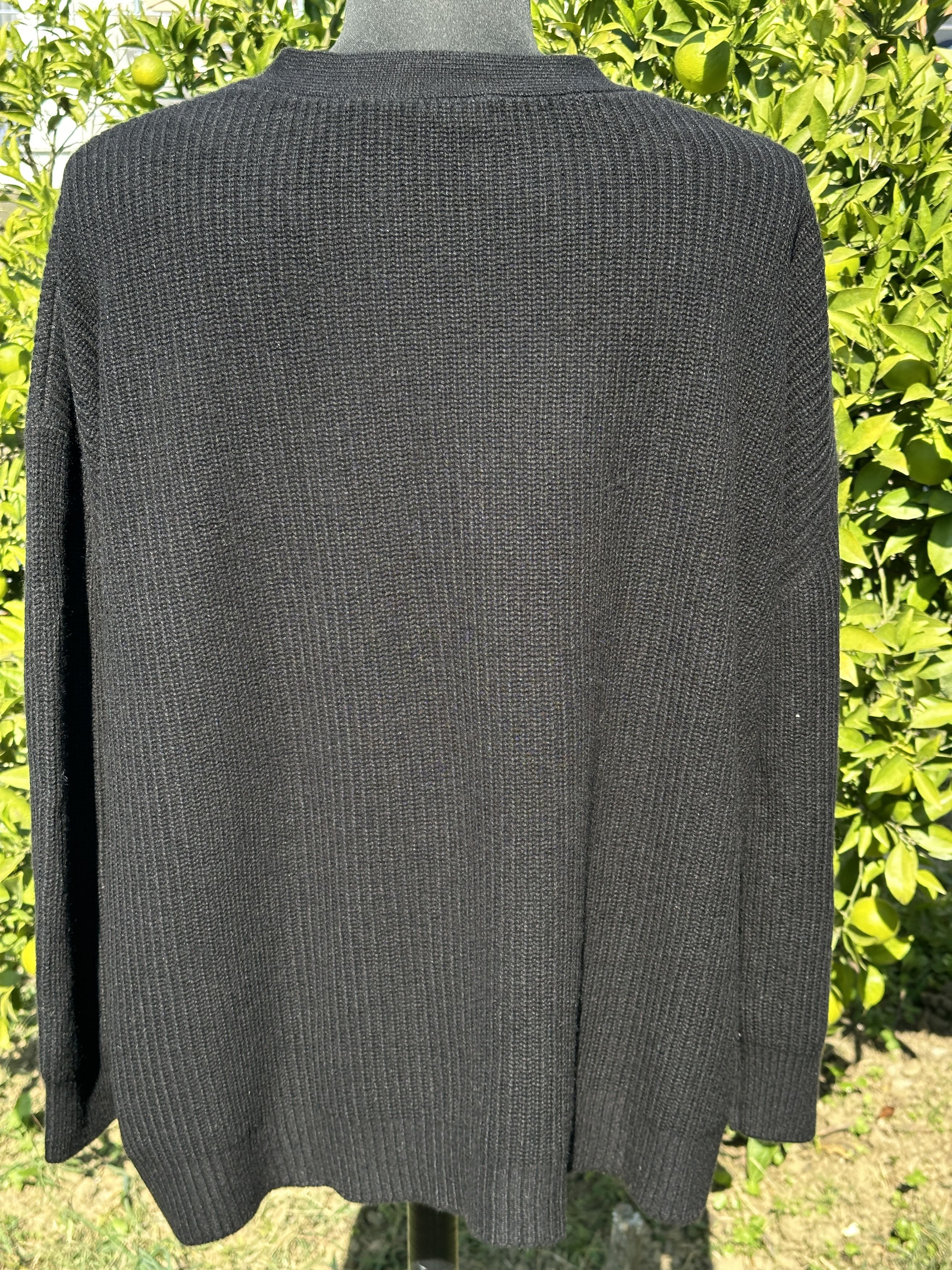 Other Jenni Kayne Knit Cardigan Pure Cashmere Black Size XL Size XL / US 12-14 / IT 48-50 - 11 Thumbnail