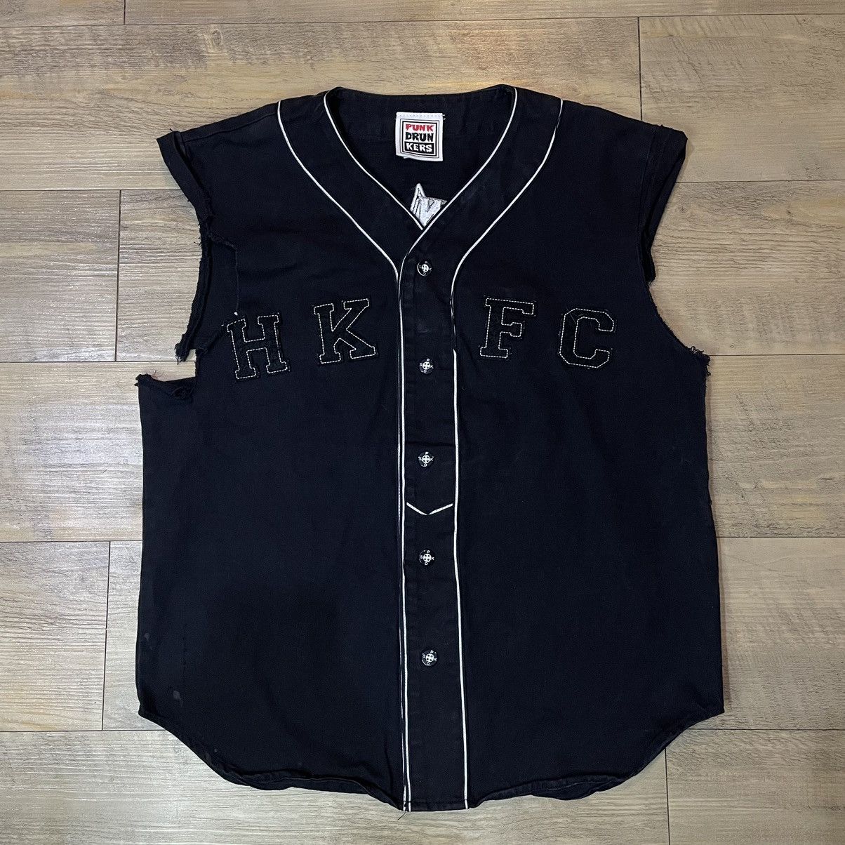 Japanese Brand Punk drunkers embroidery vest Size US S / EU 44-46 / 1 - 3 Thumbnail