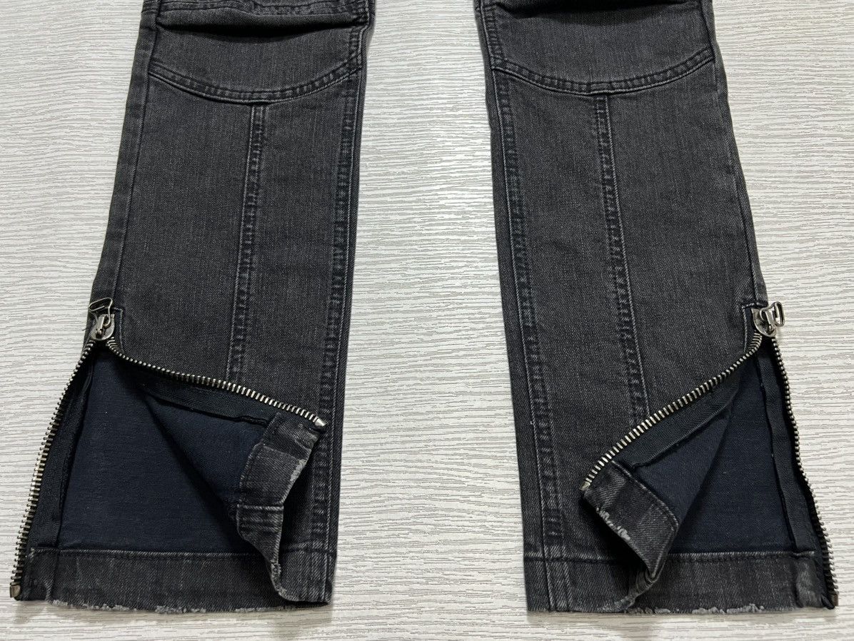 Pierre Balmain Pierre Balmain - Washed Zip Pocket Ankle Zip Biker Jeans Size US 32 / EU 48 - 6 Thumbnail