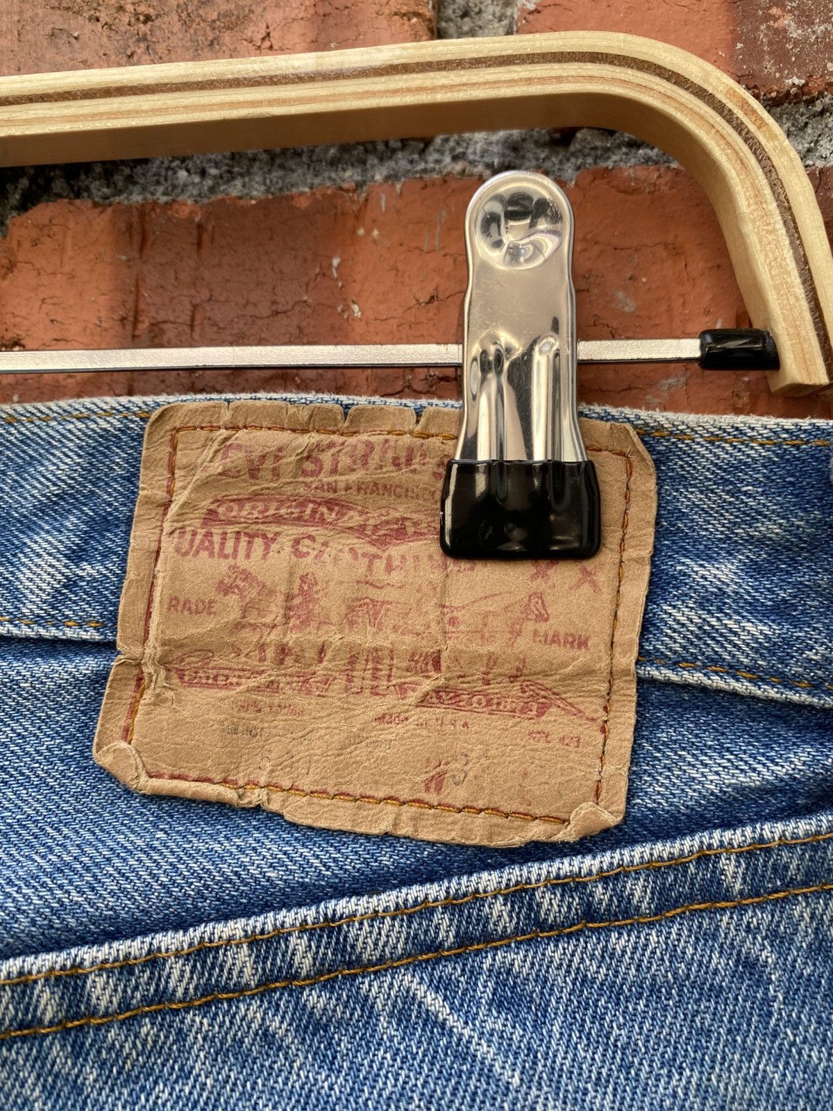 Levi's × Levi's Vintage Clothing × Vintage W32x33 Vintage levi's 501 made in USA faded Size US 32 / EU 48 - 4 Thumbnail