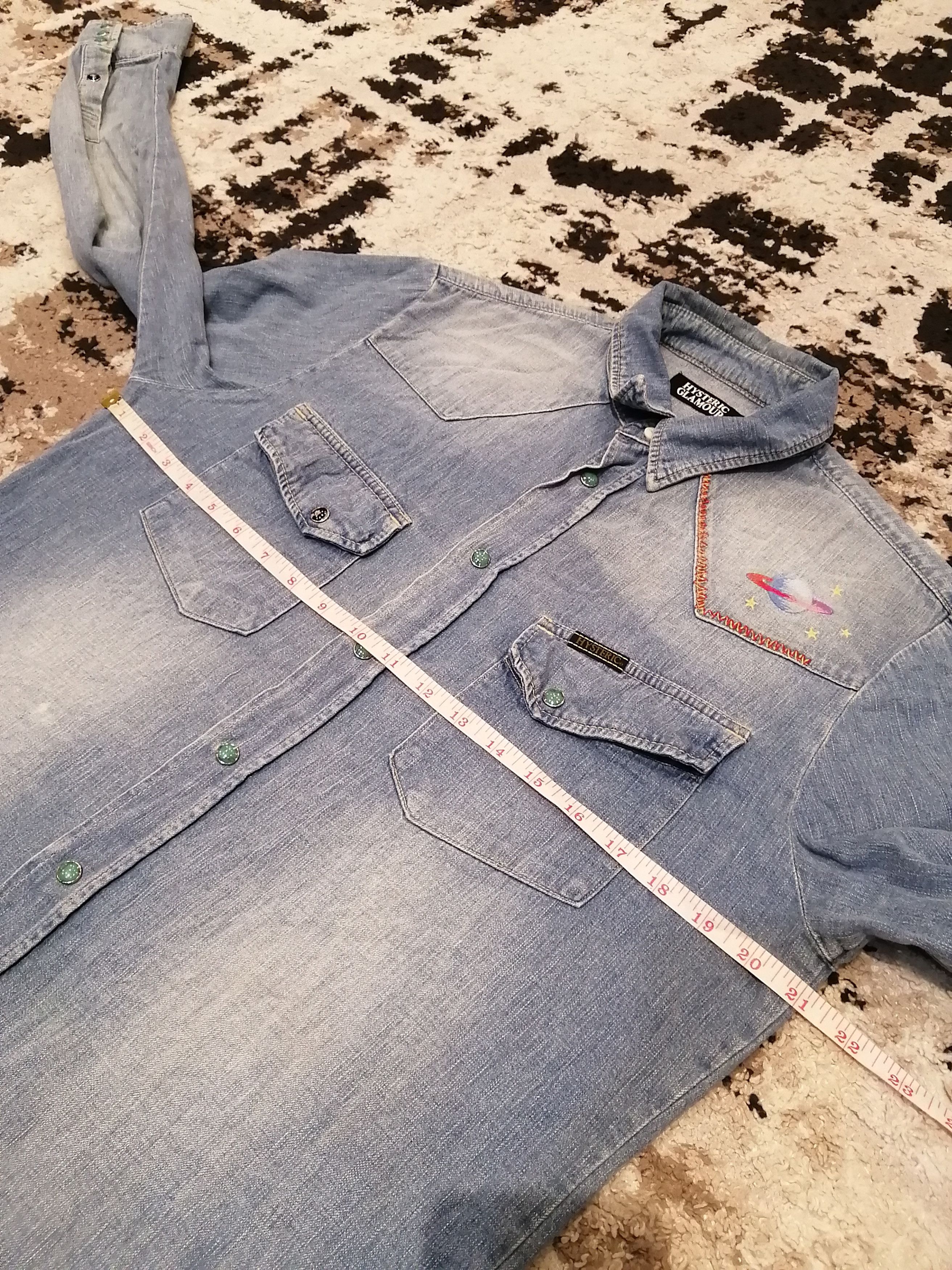 Hysteric Glamour Vintage Hysteric Glamour Denim Shirt Size US L / EU 52-54 / 3 - 18 Thumbnail