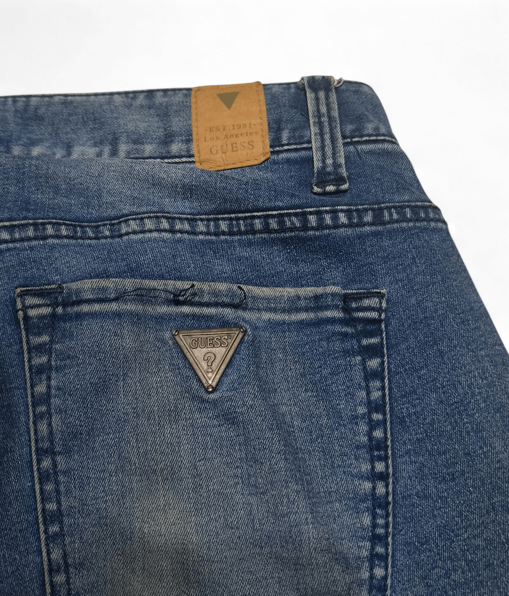 Guess Vintage 90s Y2K GUESS JEANS Los Angeles Jeans Denim Pants Size US 31 - 6 Thumbnail