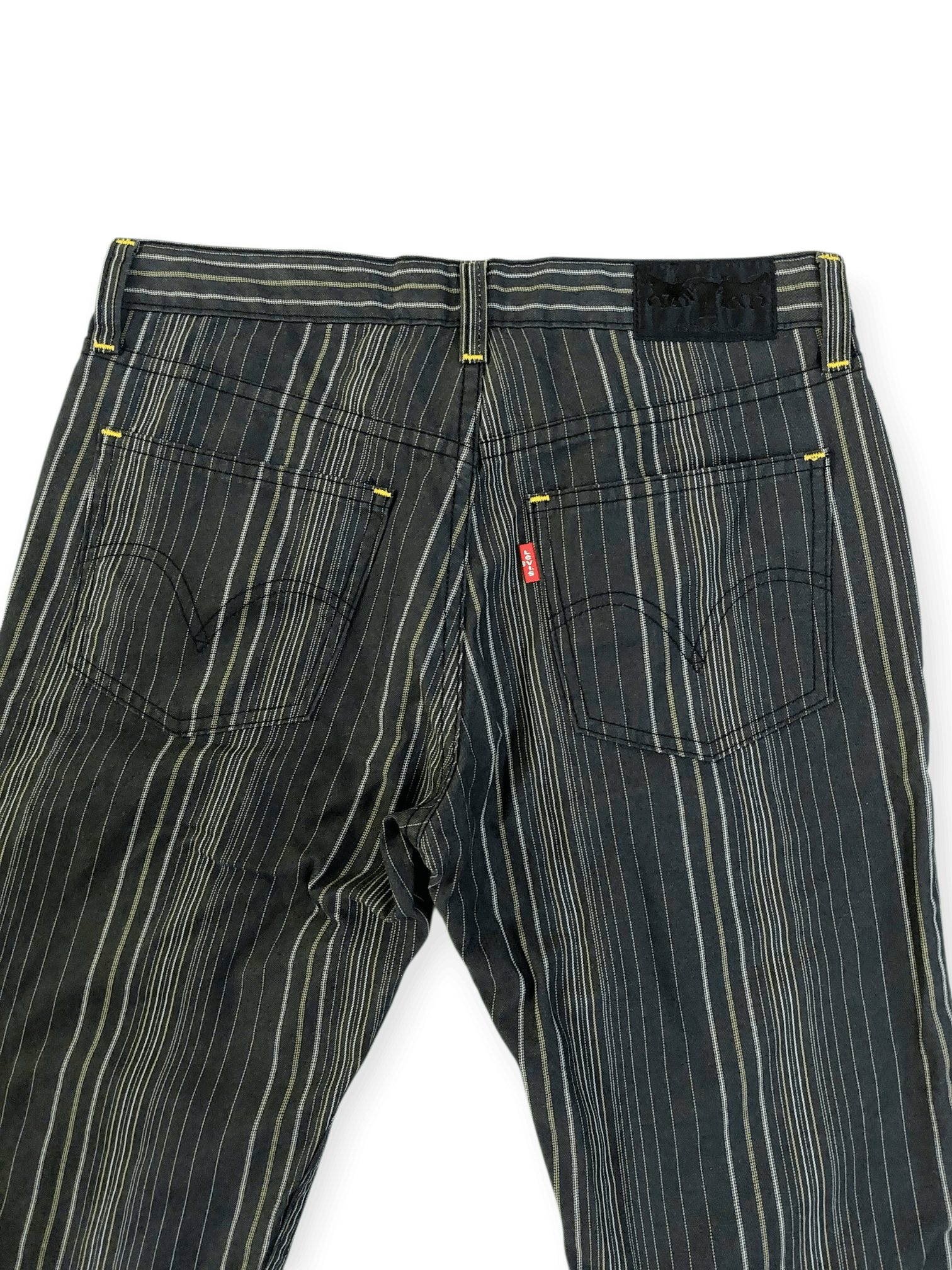 Levi's Levi's Premium Red Tag Line Stripes Sashiko Style Pants Size US 29 - 6 Thumbnail
