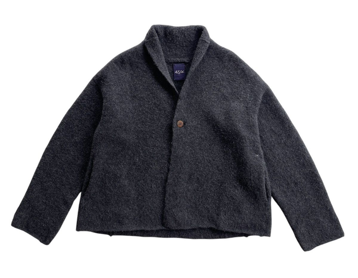 45rpm 45rpm Wool Felted Cropped Jacket Size L / US 10 / IT 46 - 3 Thumbnail