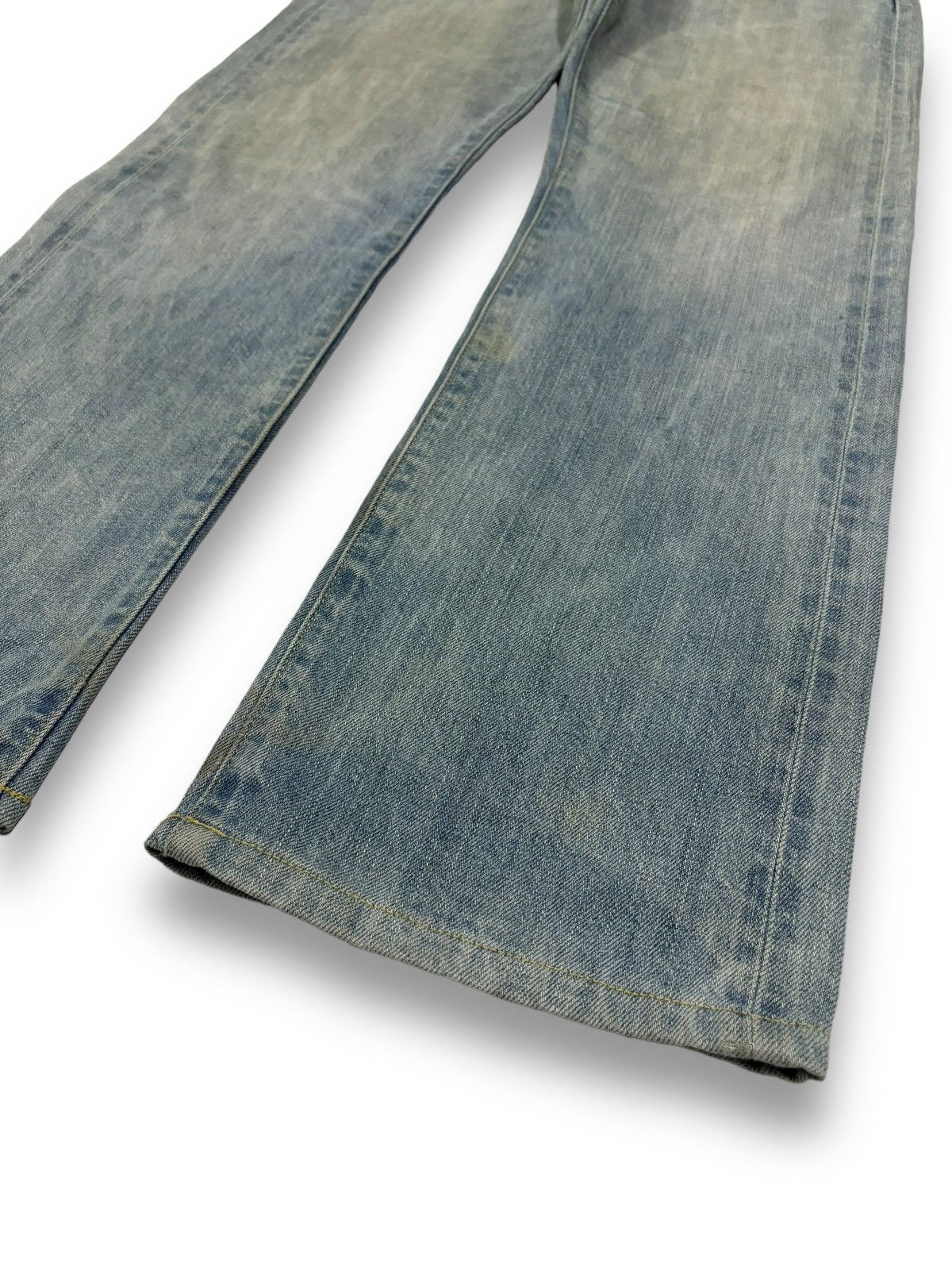 Undercover × Uniqlo Vintage Y2K Uniqlo UJ Selvedge Mud Washed Loose Jeans Size US 34 / EU 50 - 11 Thumbnail