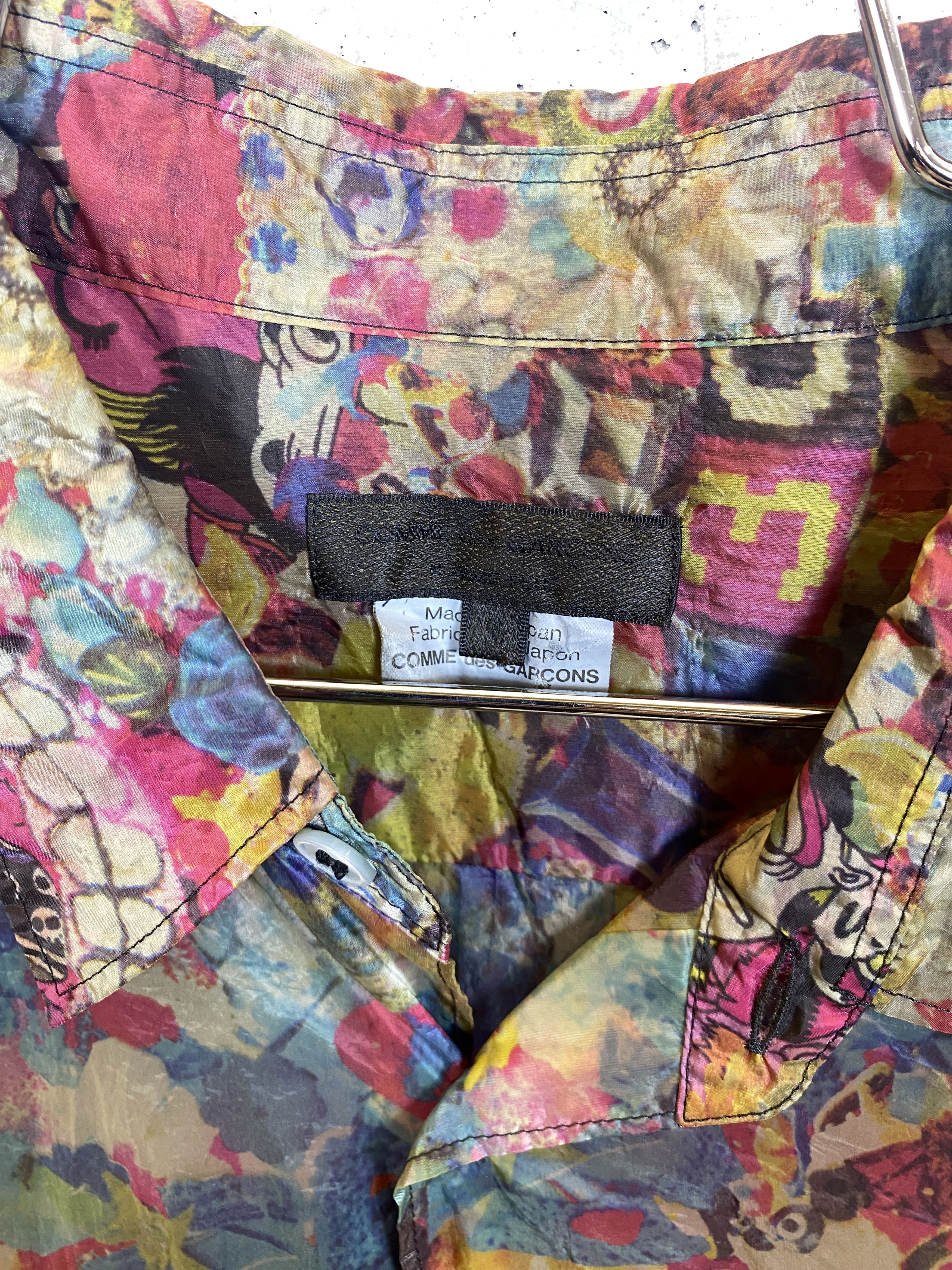 Comme des Garcons Homme Plus COMME DES GARCONS X OLLEBOREBLA JAPAN 2012 PRINTED SHIRT Size US S / EU 44-46 / 1 - 3 Thumbnail