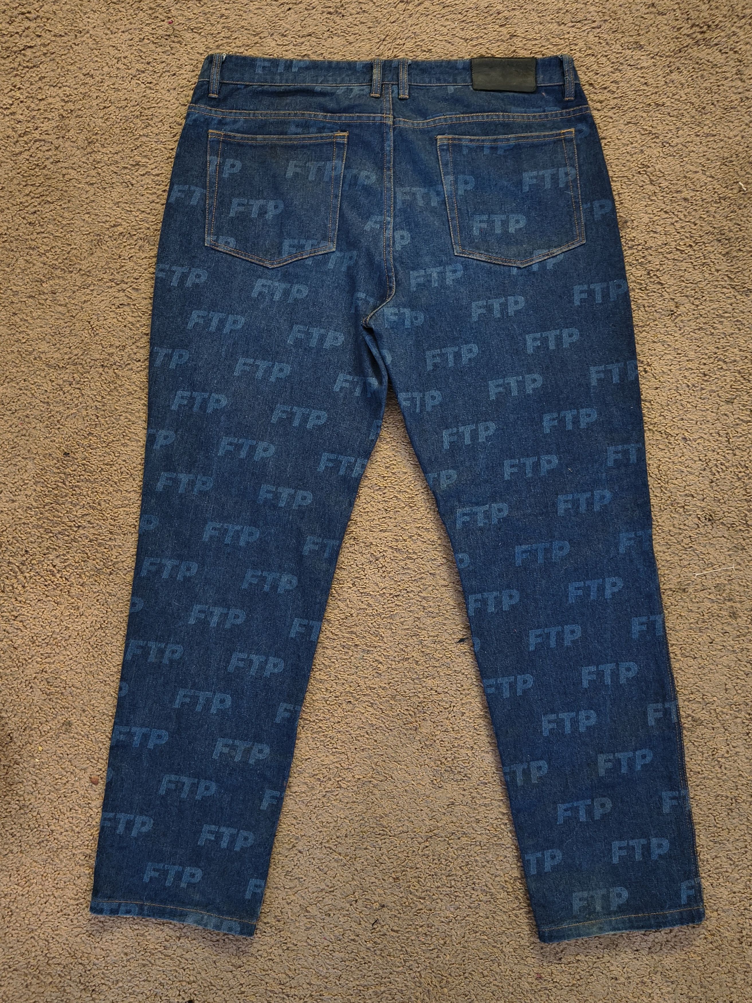 Fuck The Population Fuck The population all over print denim pants sz: 36x32 FTP Size US 36 / EU 52 - 5 Thumbnail