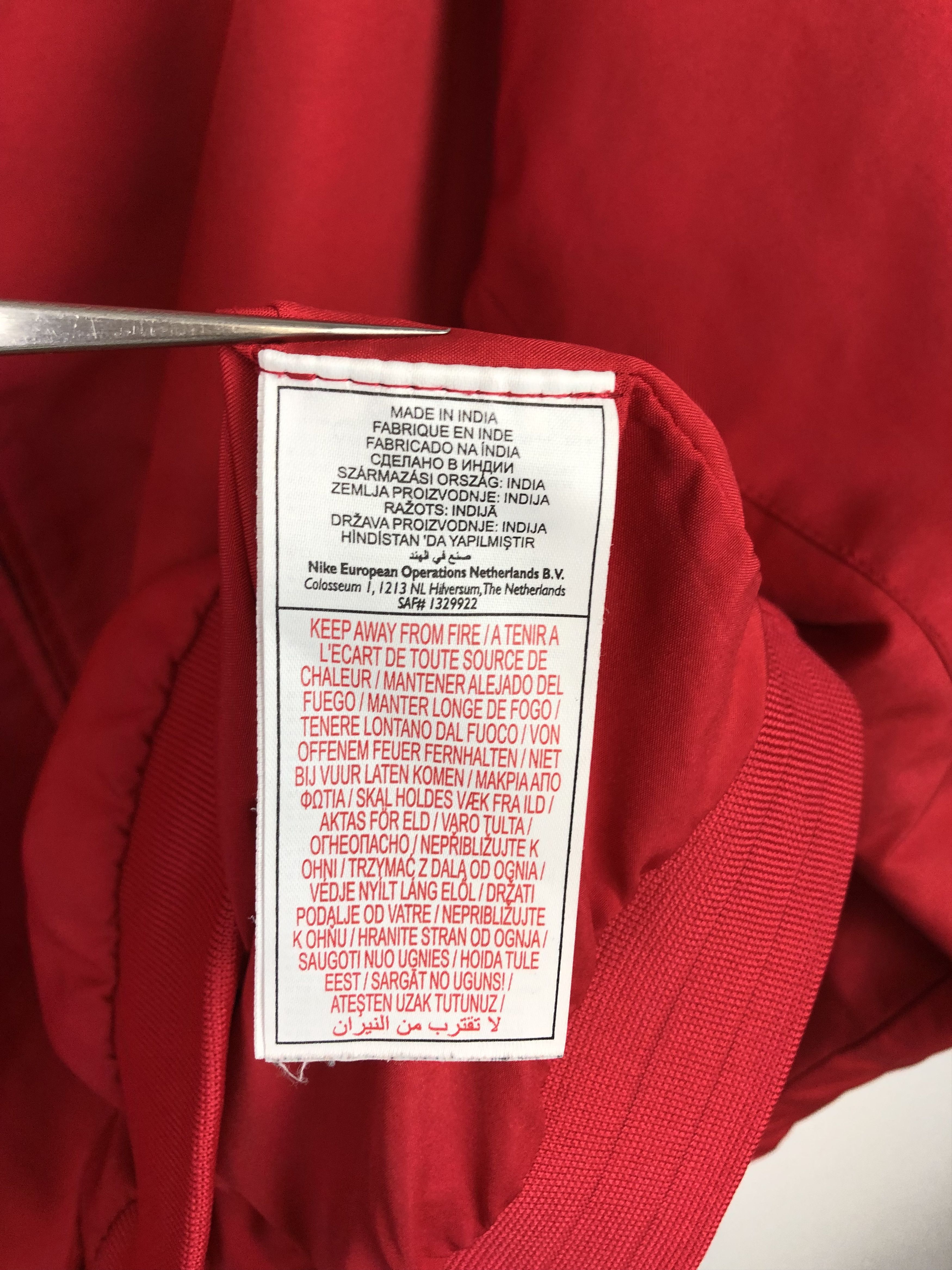 Nike Vintage Nike Arsenal Football Jacket Soccer Track Gunners Size US XXL / EU 58 / 5 - 7 Thumbnail