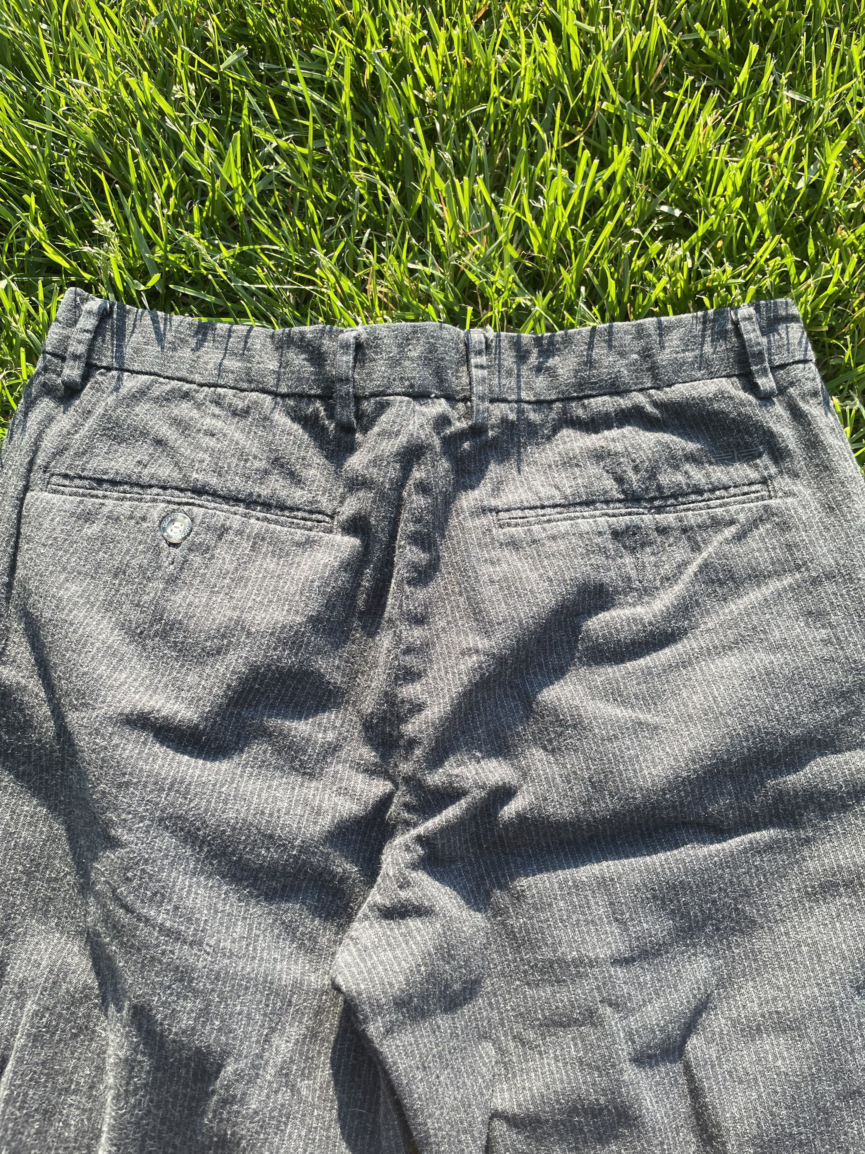Dockers Dockers Khaki Black Striped Chinos Size US 32 / EU 48 - 3 Thumbnail