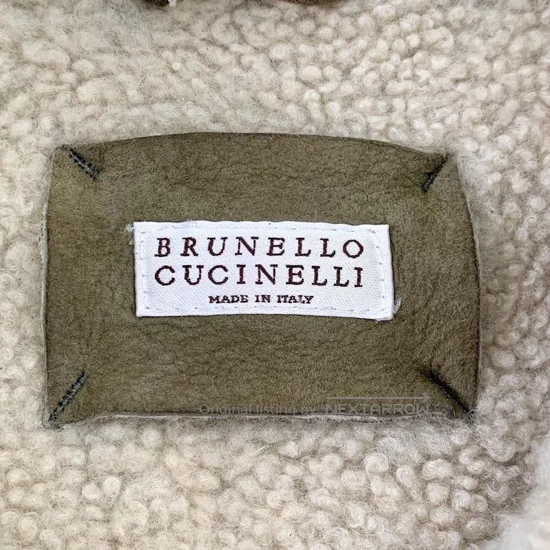 Brunello Cucinelli Brunello Cucinelli Green Shearling Jacket XS. Size US XS / EU 42 / 0 - 6 Thumbnail