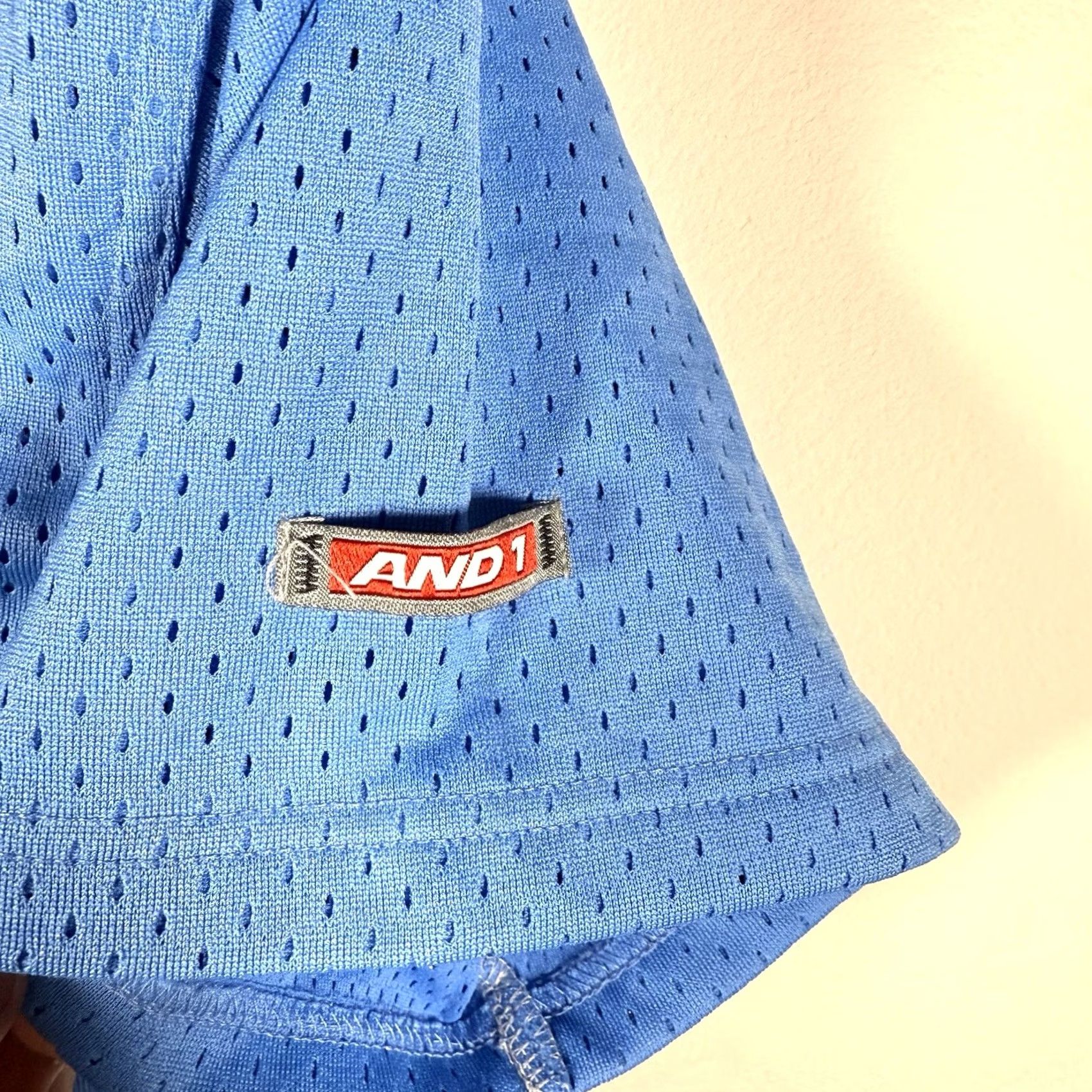 Vintage VINTAGE AND1 Mixtape Shirt Short Sleeve Men's L Blue USA The Professor Rare Y2K Shirt Size US L / EU 52-54 / 3 - 5 Thumbnail