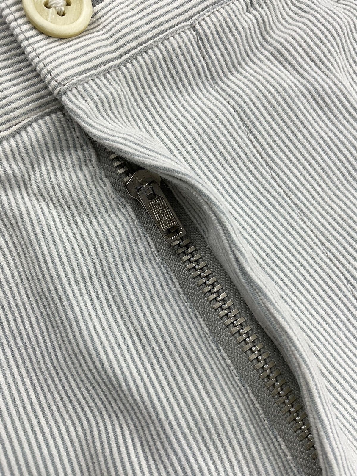 Yohji Yamamoto Ys for Men - Yohji Yamamoto S/S'95 Pinstripe Wide Pants Size US 30 / EU 46 - 8 Thumbnail