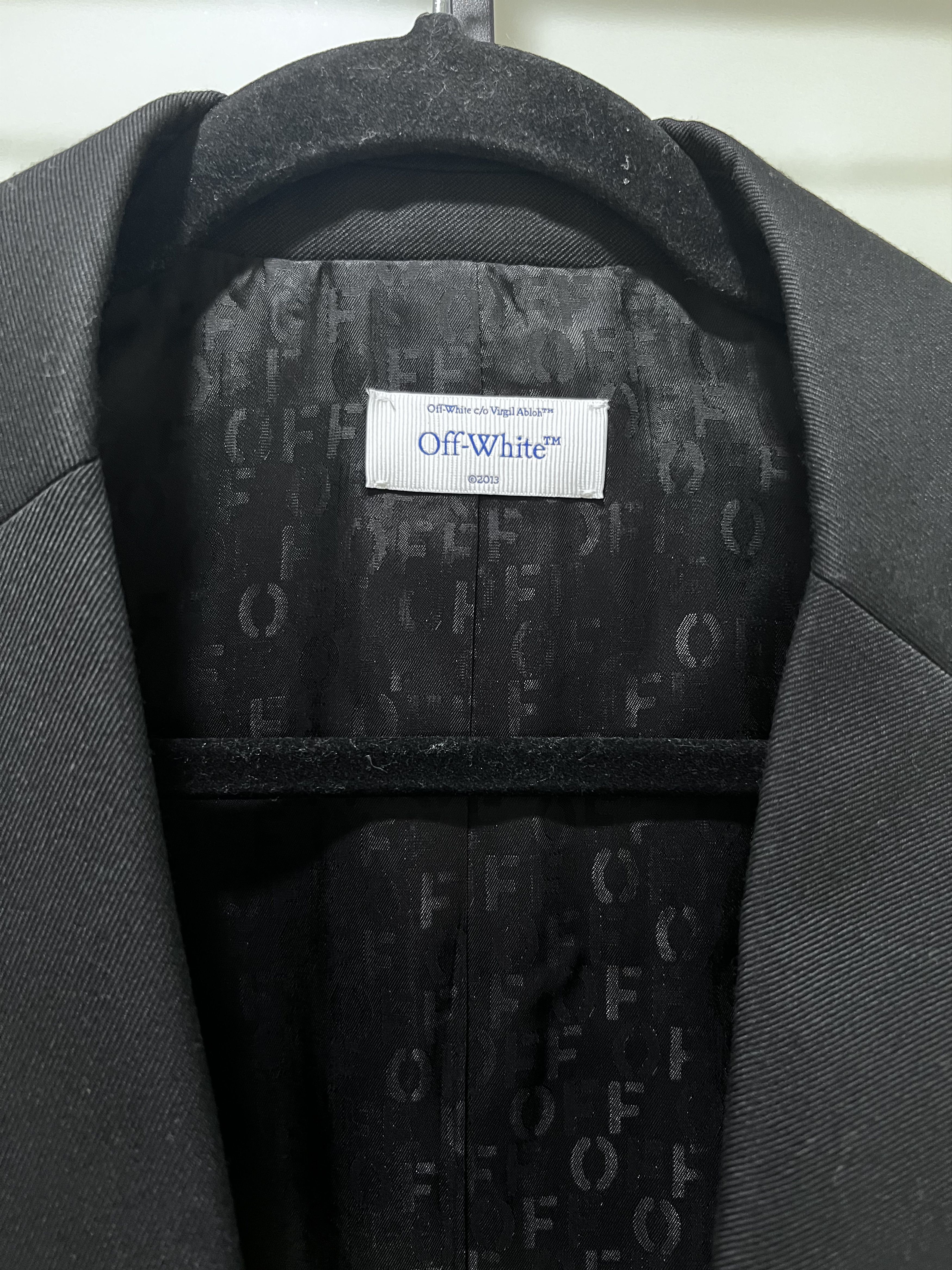 Off-White Off-White OW Embroidery Strap Blazer Size 48R - 7 Thumbnail