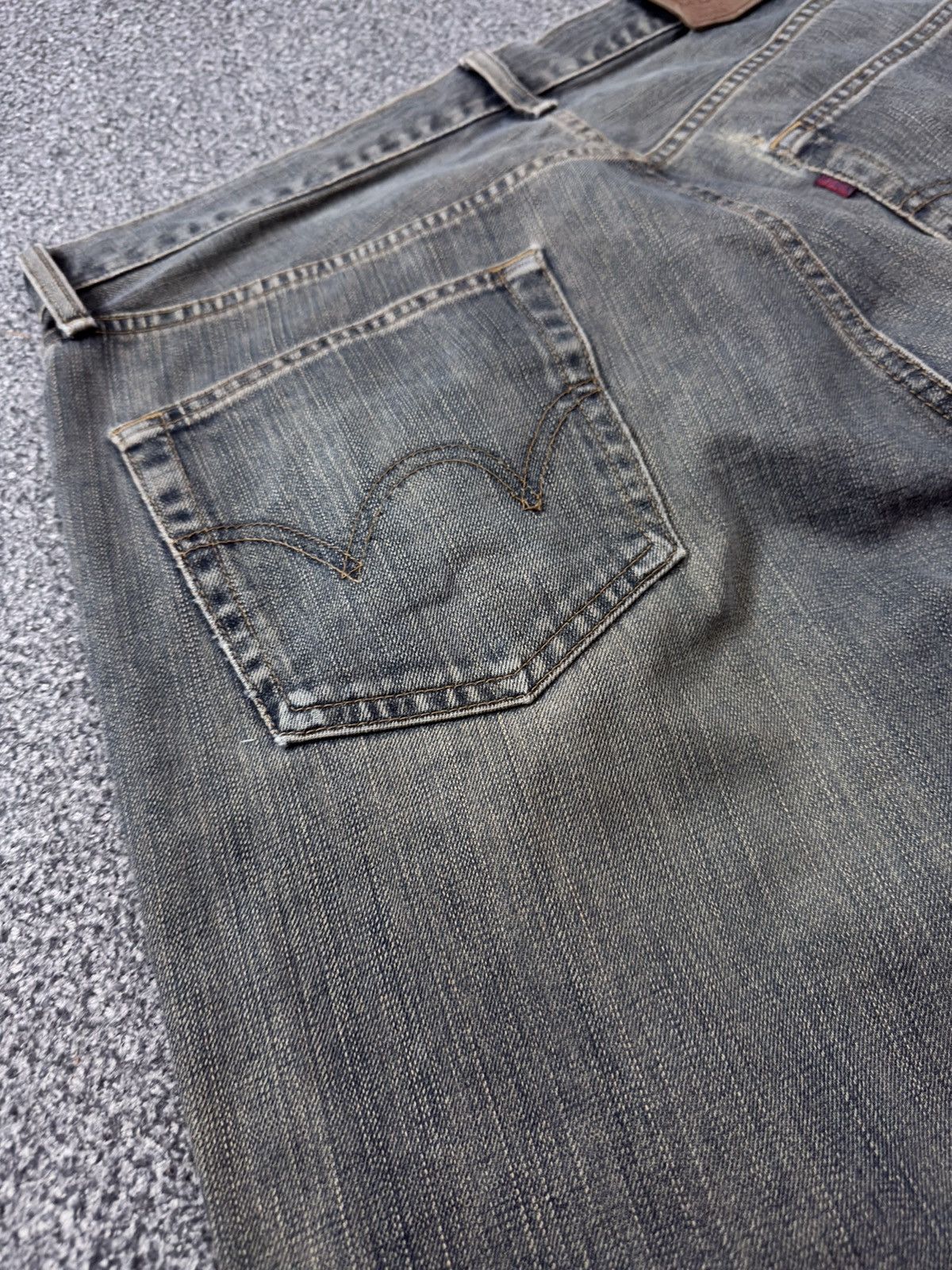 Kapital Vintage 90s Baggy Black Faded Rusty Edwin 503 Denim Jeans Size US 36 / EU 52 - 10 Thumbnail