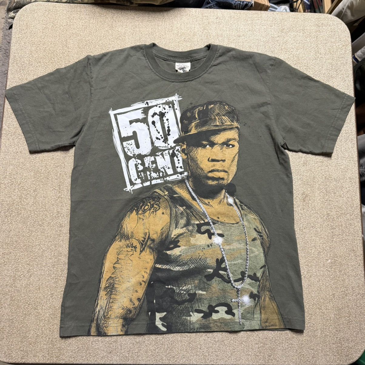50 Cent × G-Unit × Vintage Tee Jersey G-unit Rap Music 00s 90s