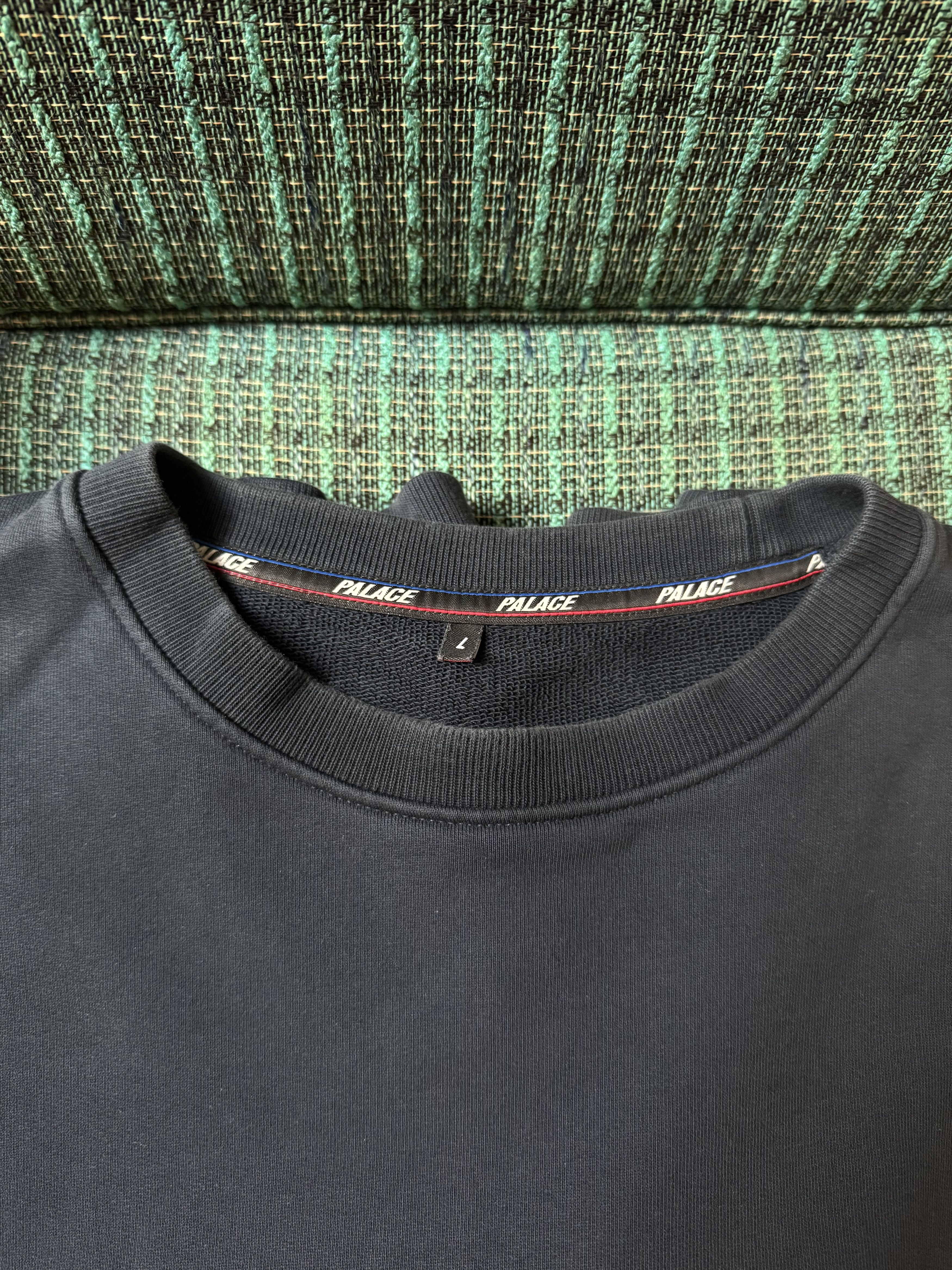 Palace PALACE 'BASICALLY A CREW' NAVY - SIZE LARGE Size US L / EU 52-54 / 3 - 2 Thumbnail