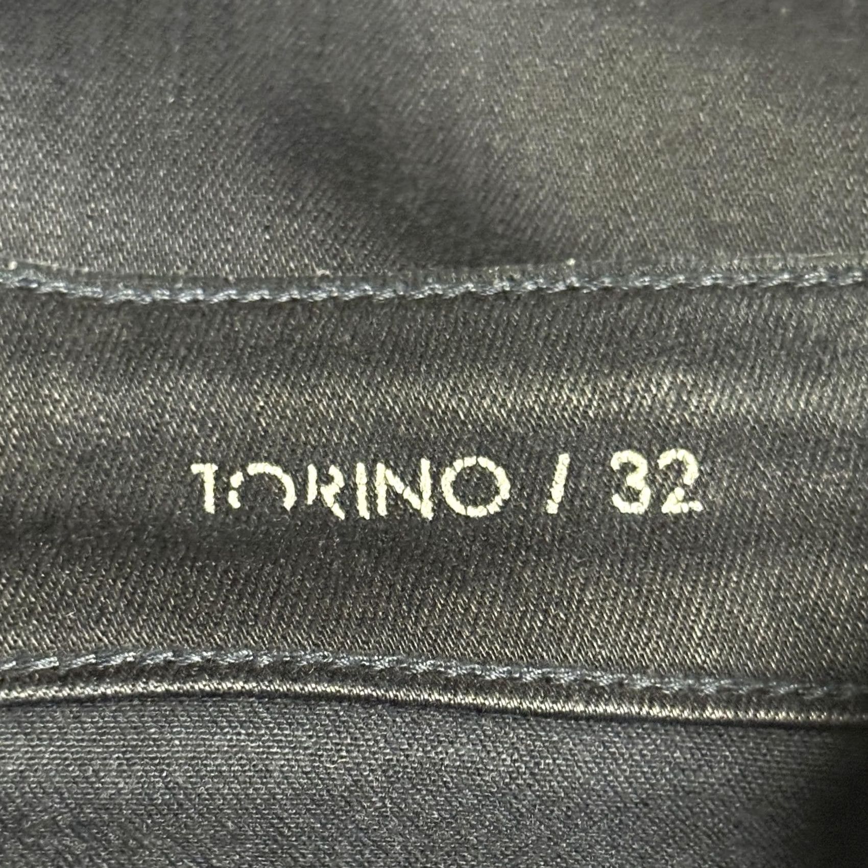Denime Fidelity Jeans Mens 32 Dark Indigo Torino Stretch 5-Pocket Zip Fly Classic Denim Jeans Mens 32 Blue Slim Tapered Buttons Size US 32 / EU 48 - 7 Thumbnail