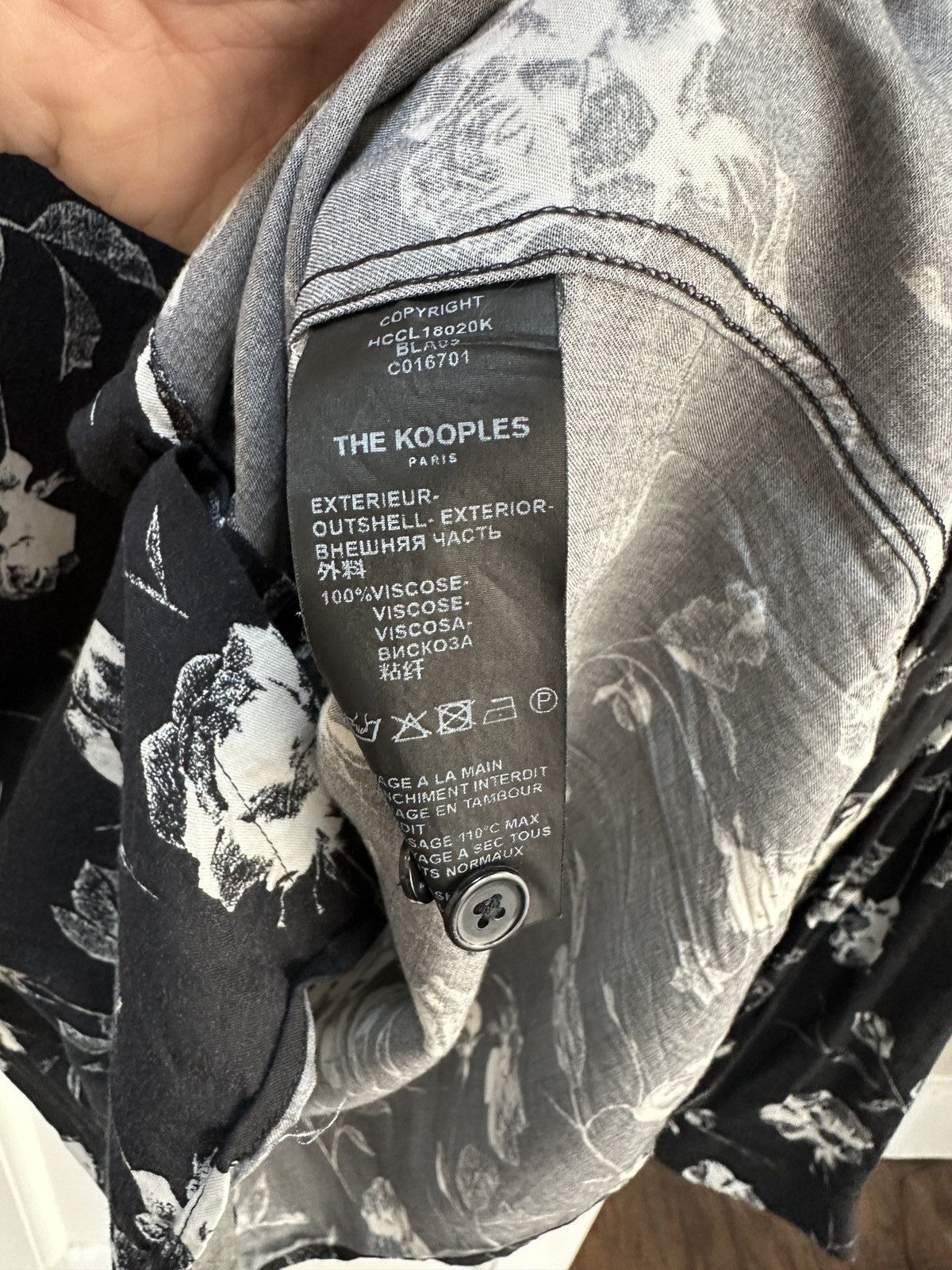 The Kooples Rose LS Shirt Size US M / EU 48-50 / 2 - 4 Thumbnail