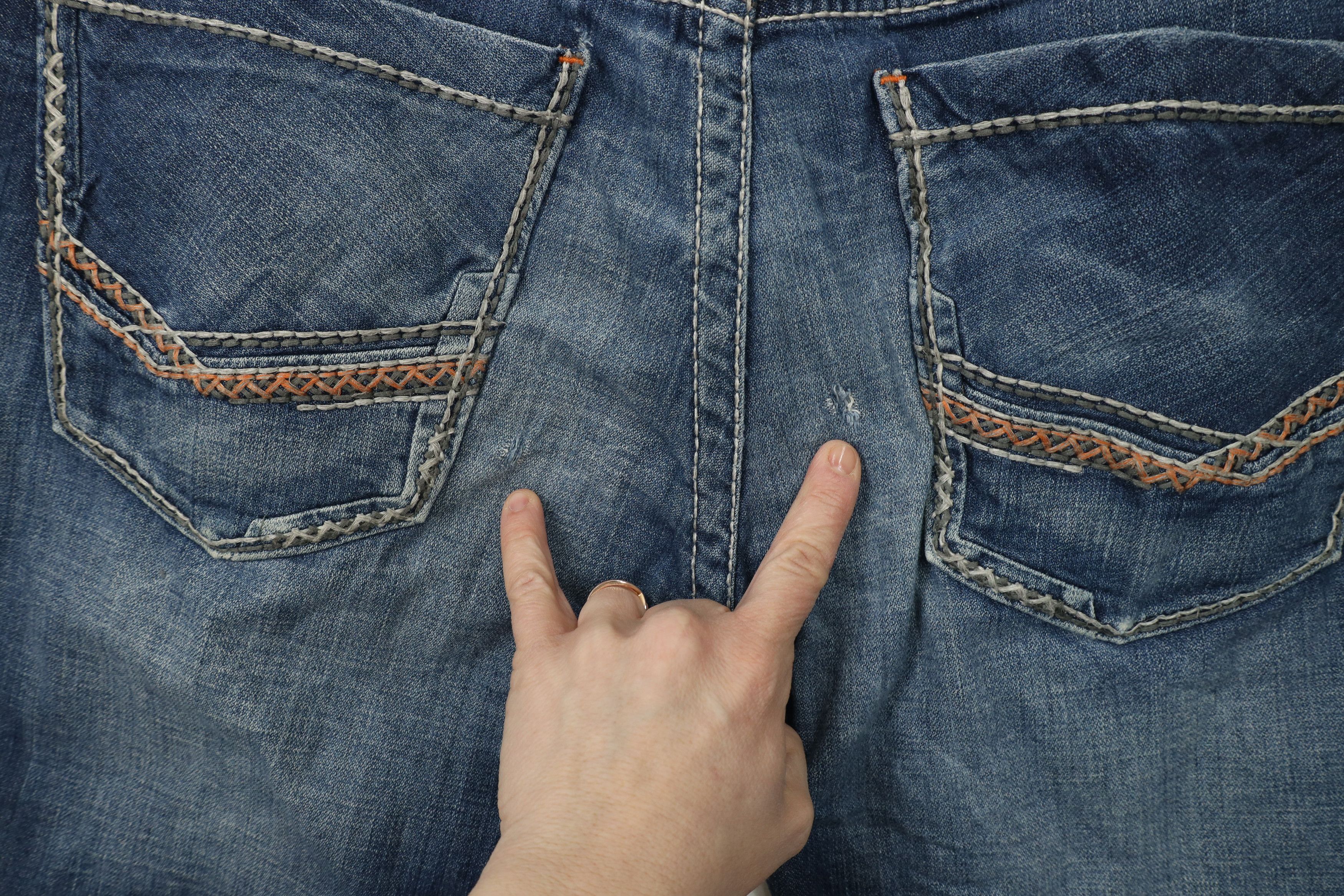 Vintage Buckle BKE Thick Stitch Slim Fit Bootcut Denim Jeans Stretch Size US 34 / EU 50 - 12 Thumbnail