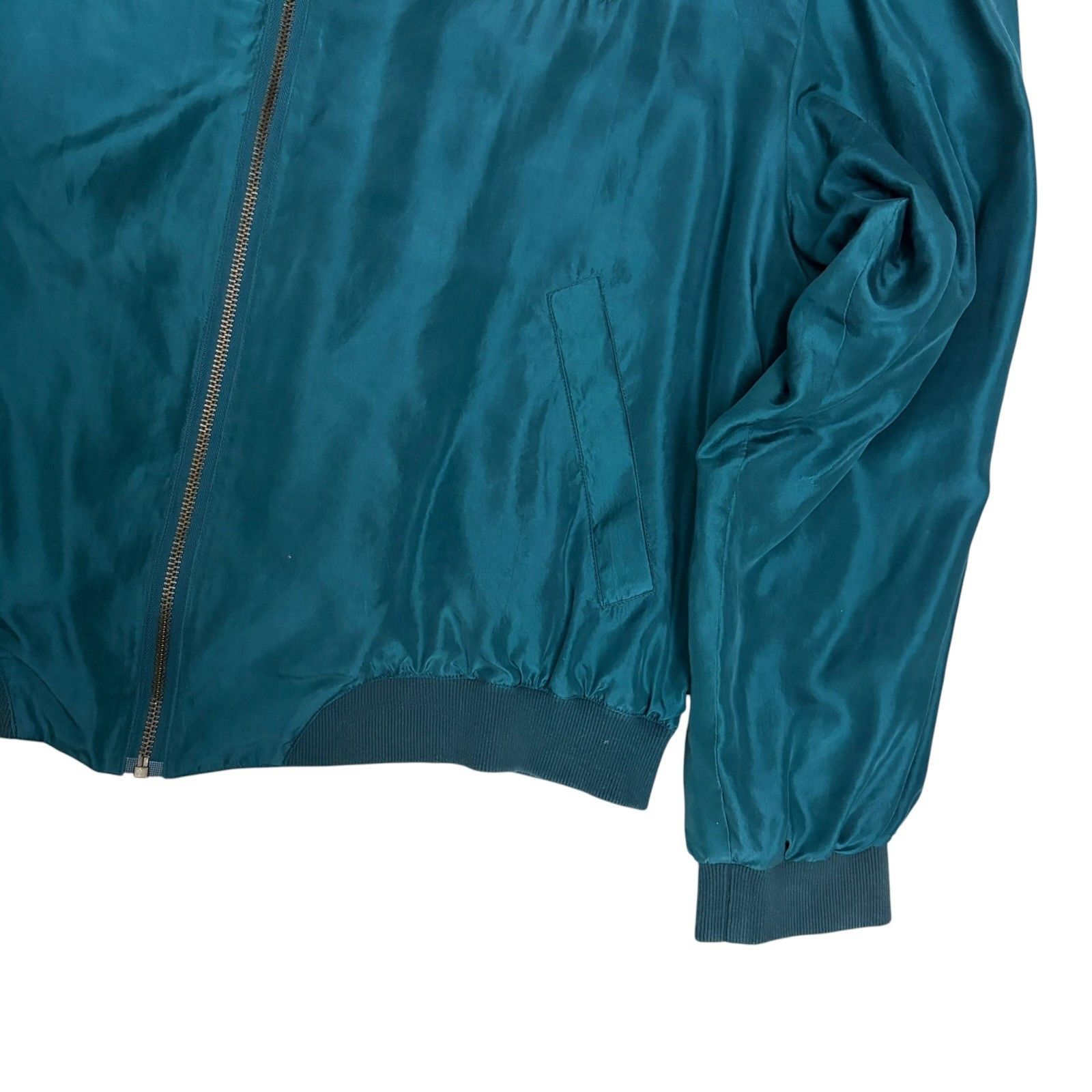 NCAA RARE 80s SILK GEORGIA TECH NCAA Sukajan Bomber Jacket Large Size US L / EU 52-54 / 3 - 6 Thumbnail